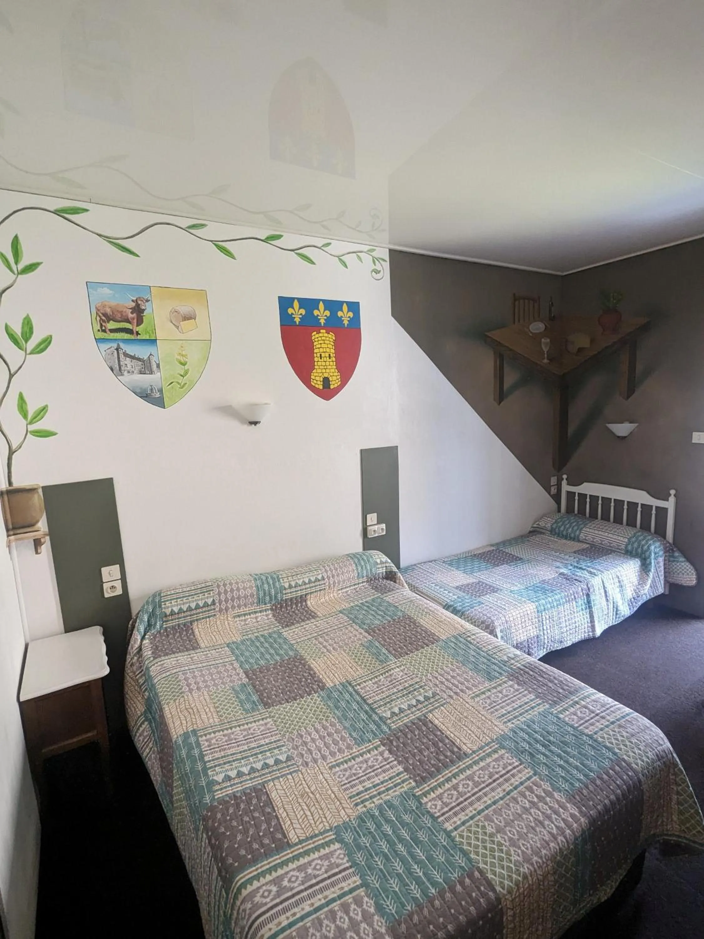 Bedroom, Bed in Hôtel Le Rider