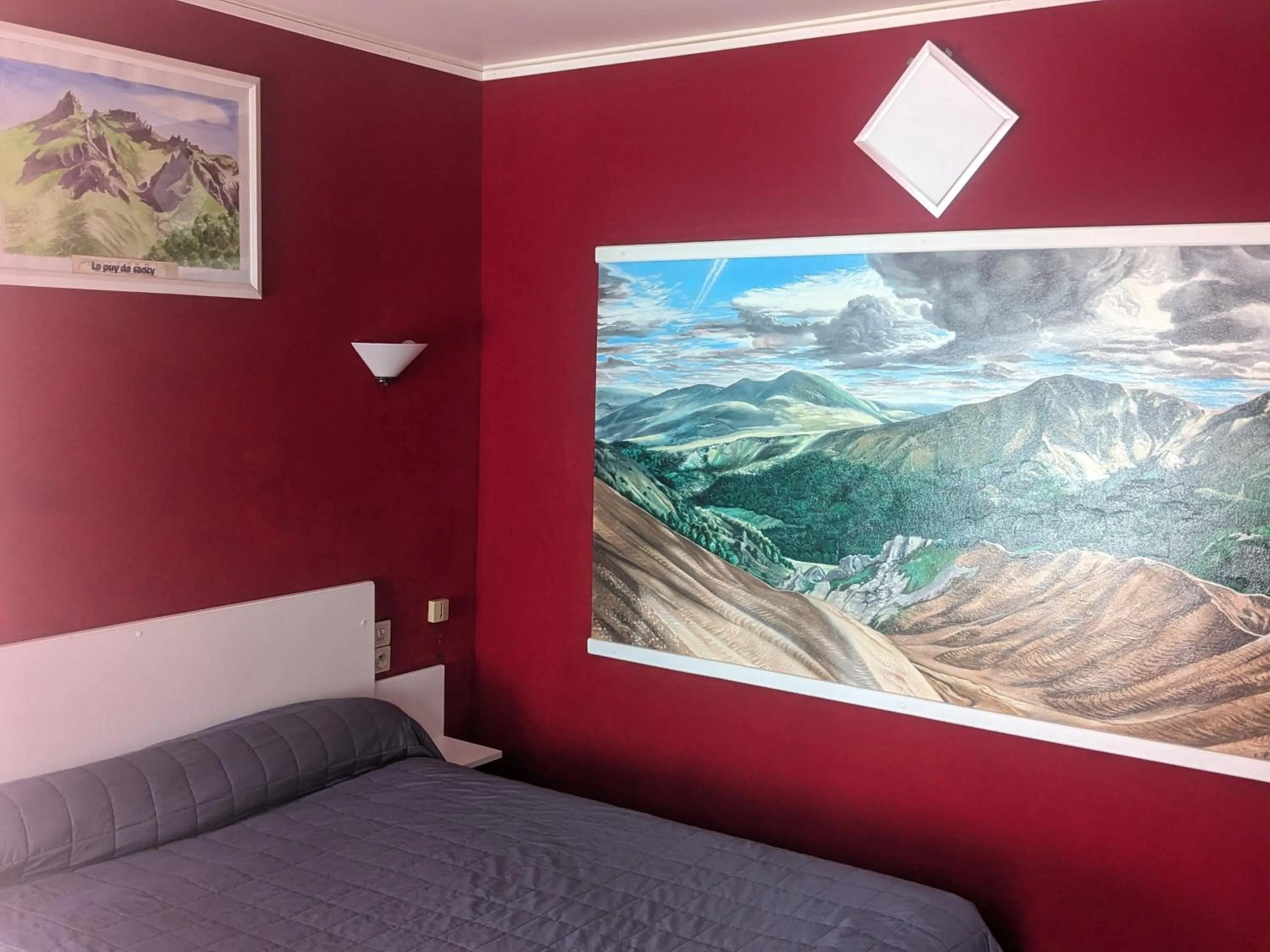 Bedroom, Bed in Hôtel Le Rider