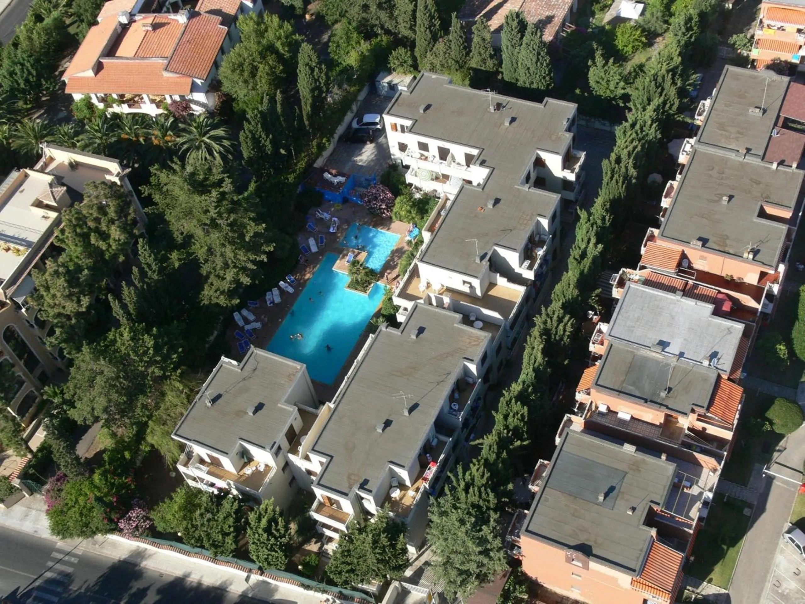 Bird's eye view in Residence Eucalipti