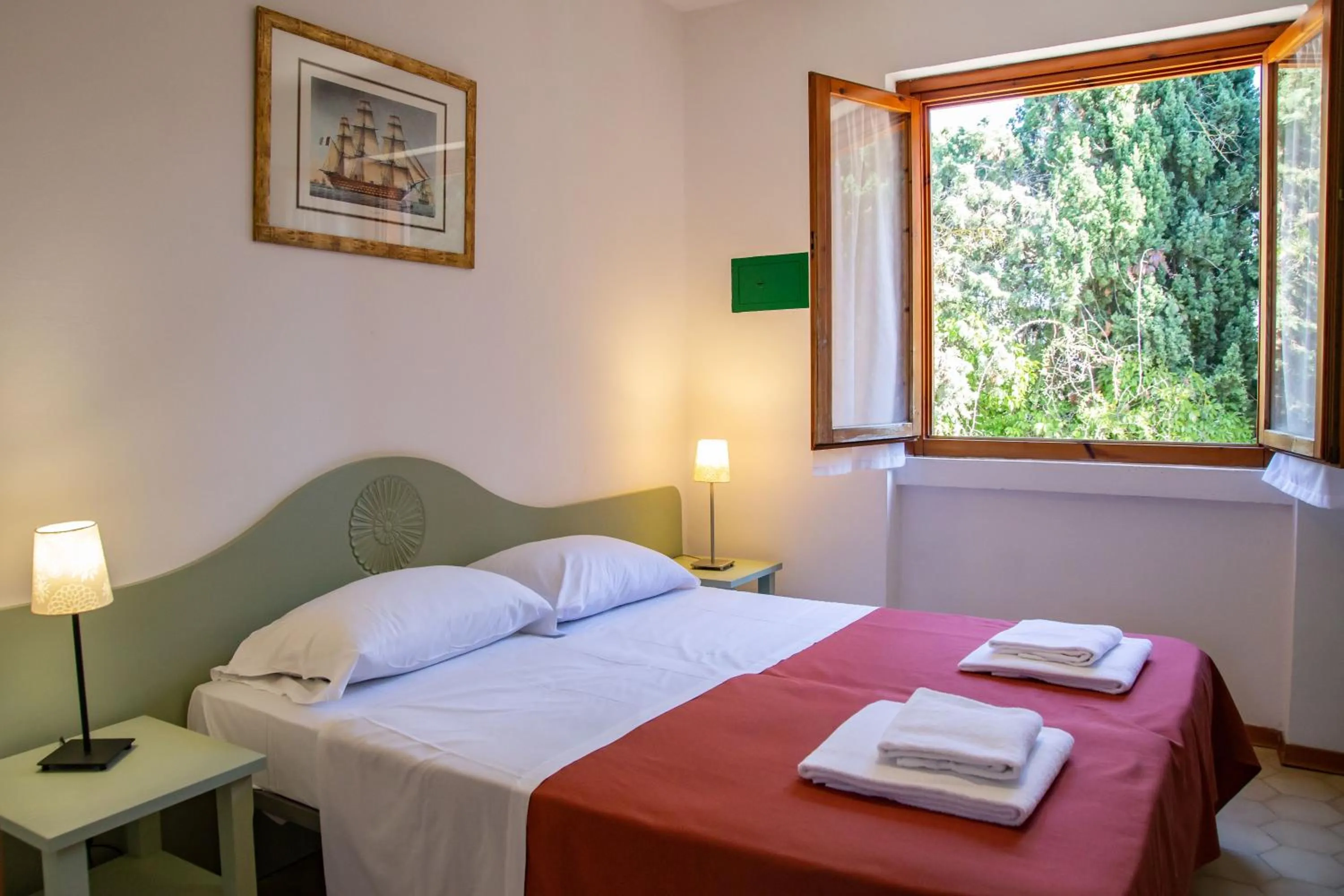 Bedroom, Bed in Residence Eucalipti