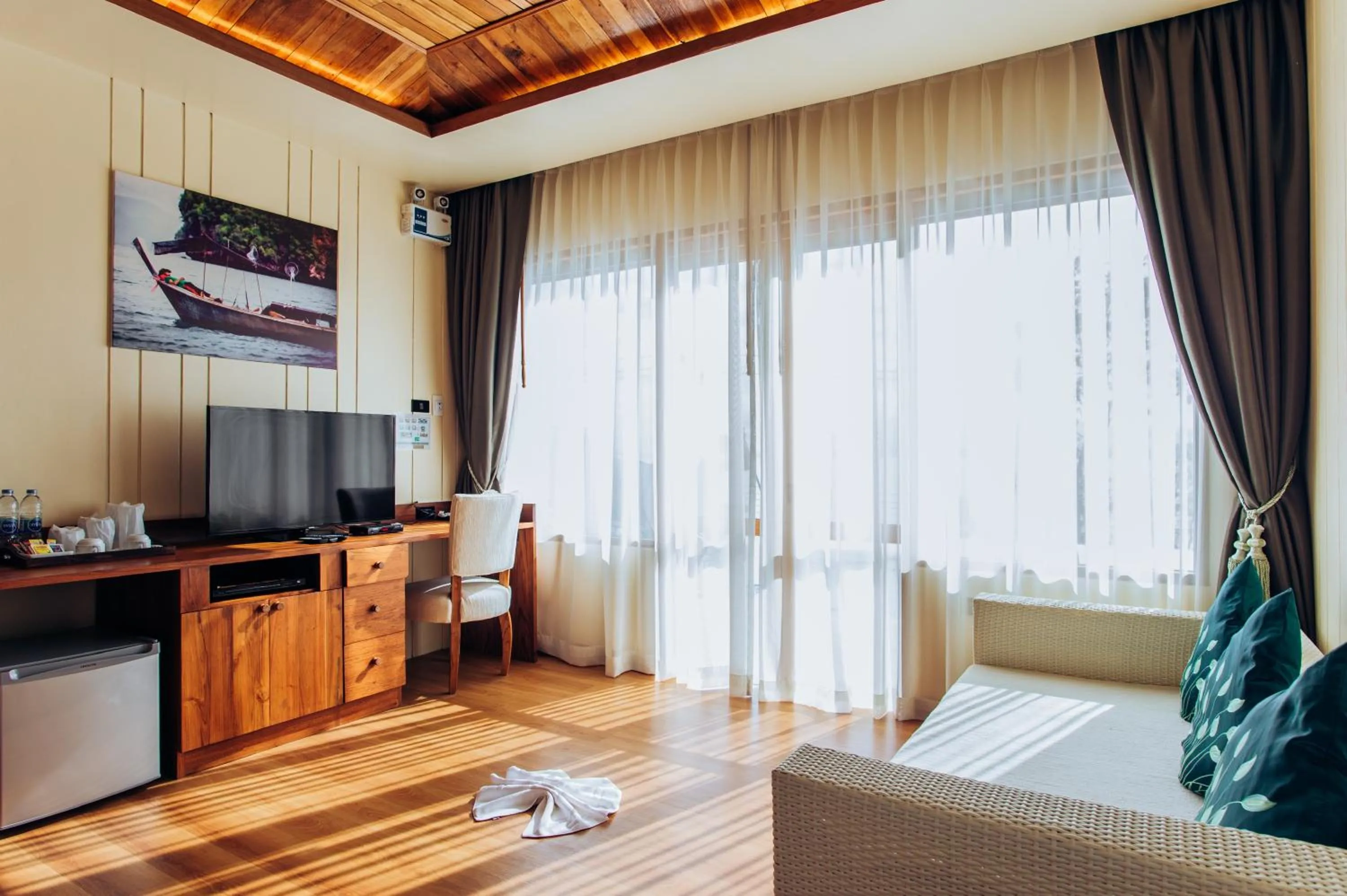 Living room in Koh Yao Yai Hillside Resort