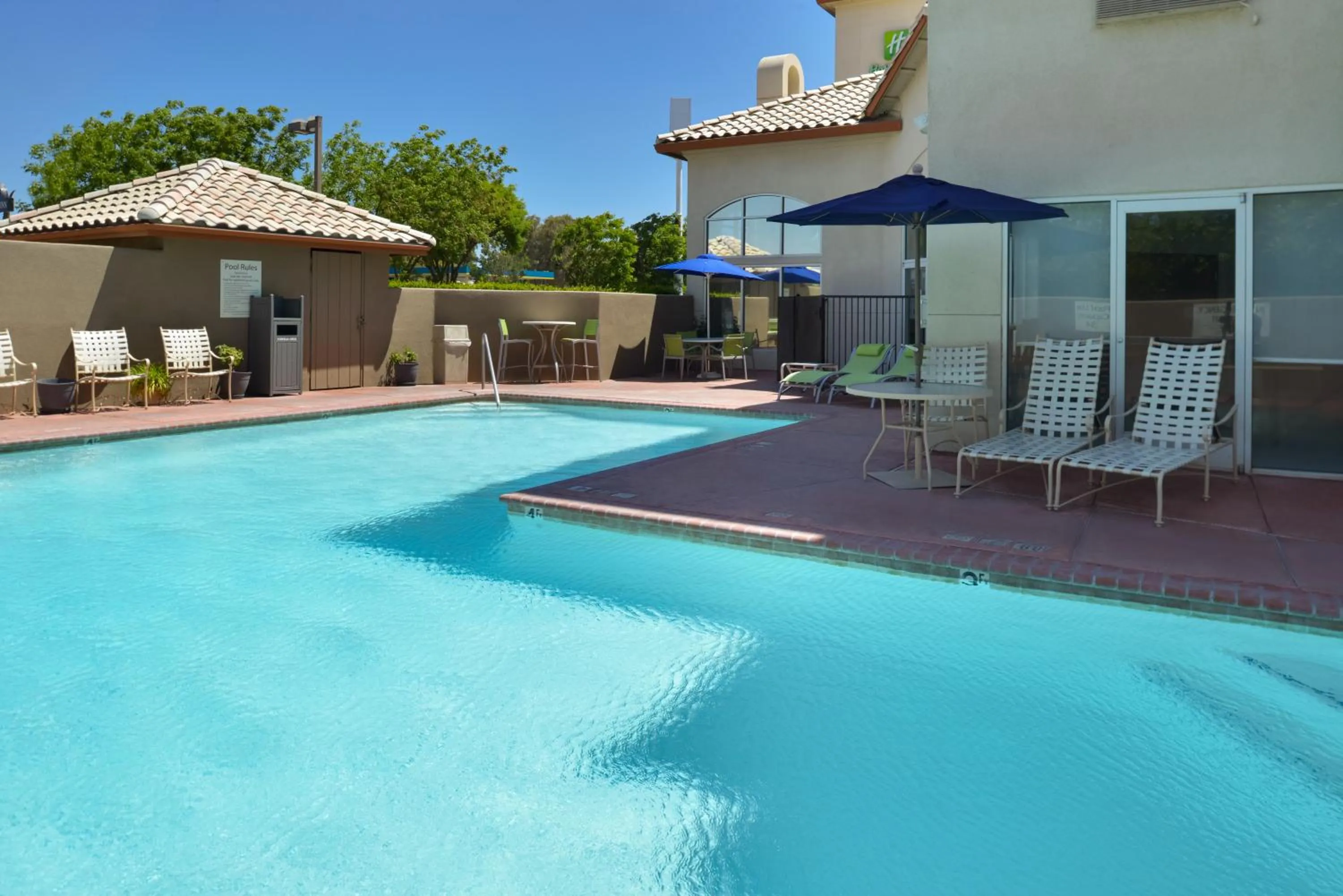 Pool view in Holiday Inn Express Madera by IHG