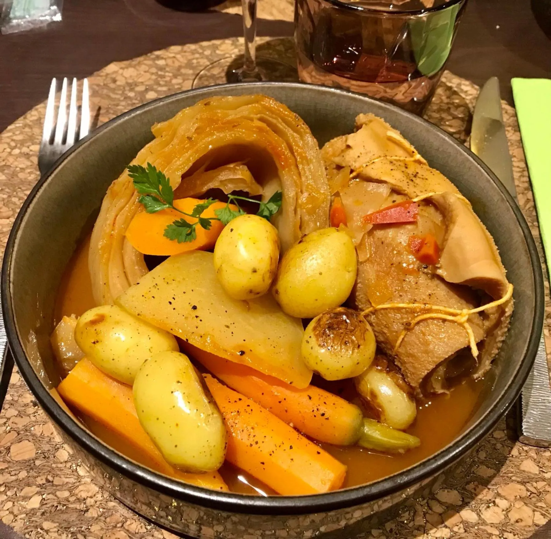 Food close-up in L'Auberg'ine - Maison Glenn Anna