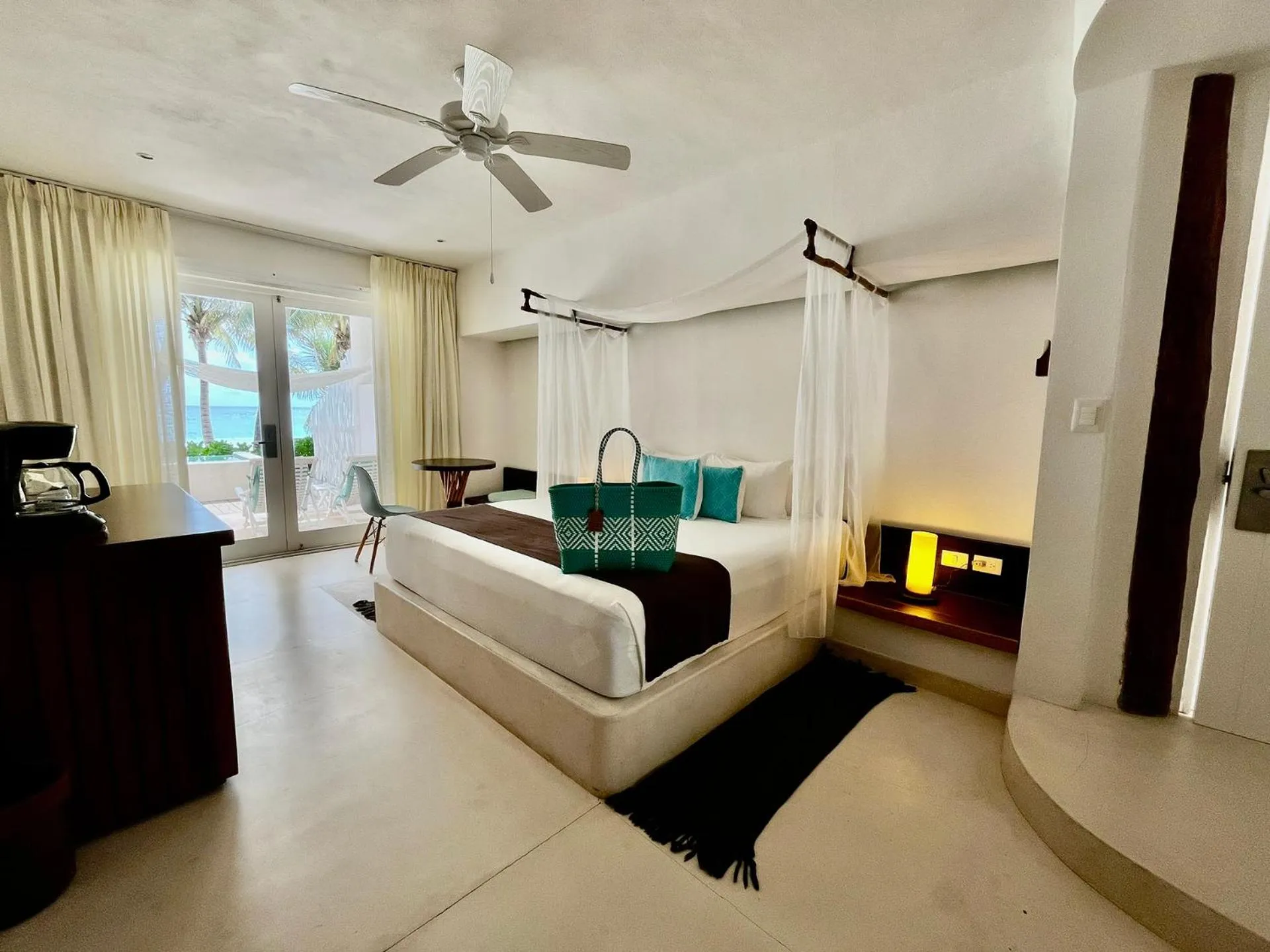 Photo of the whole room, Bed in Cabanas Tulum- Beach Hotel & Spa