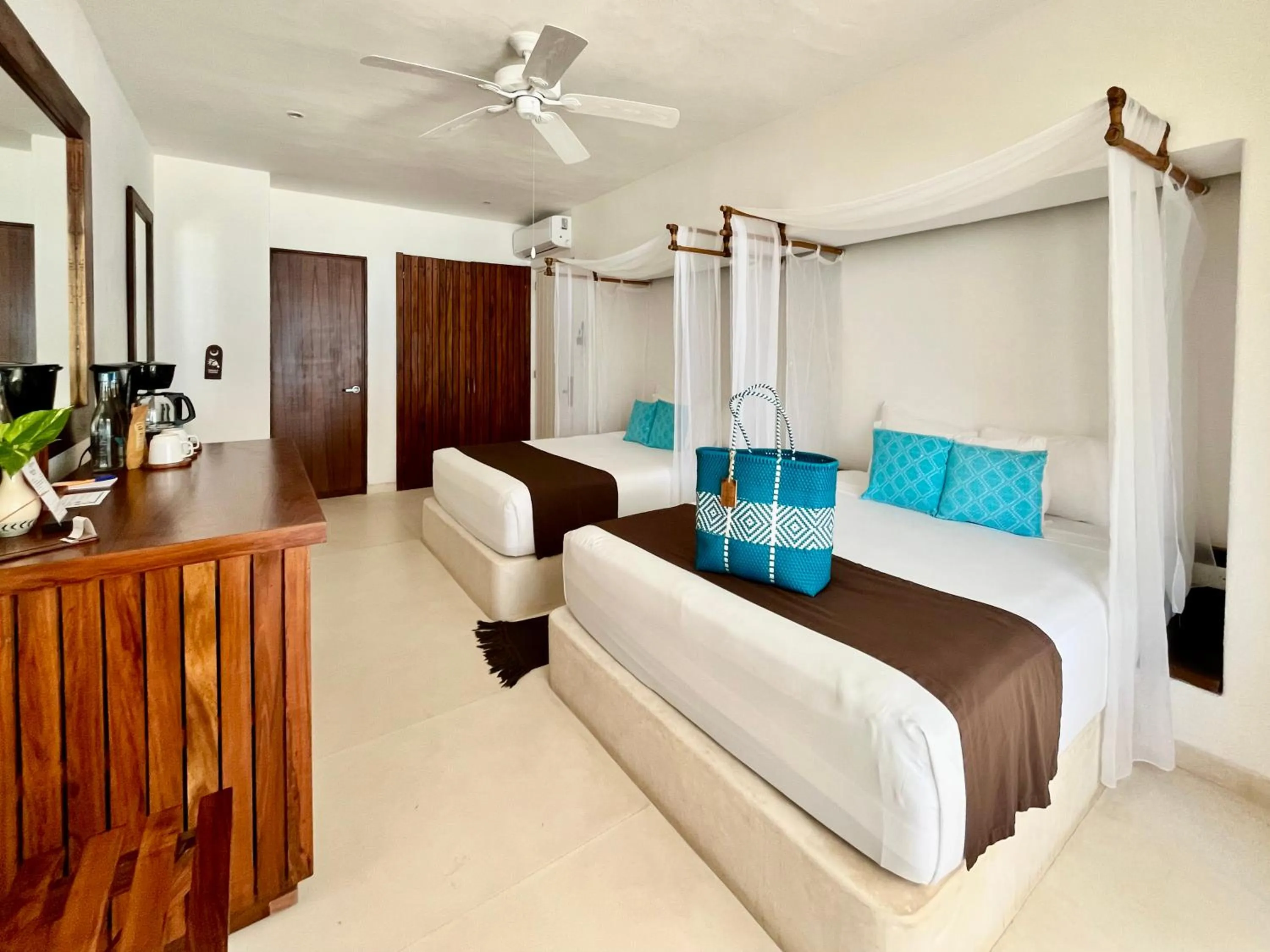 Bedroom, Bed in Cabanas Tulum- Beach Hotel & Spa