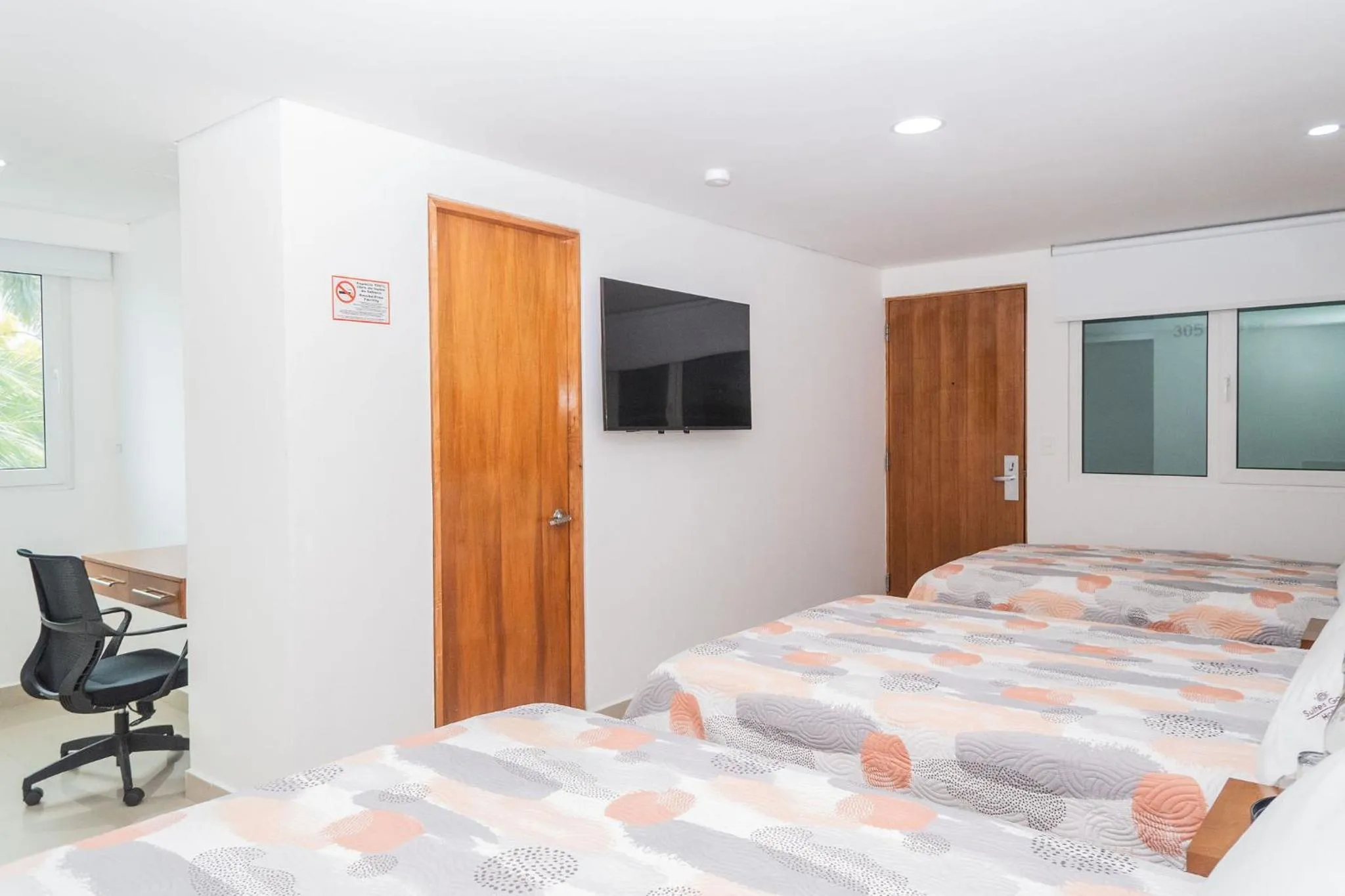 Bed in Hotel Suites Gaby