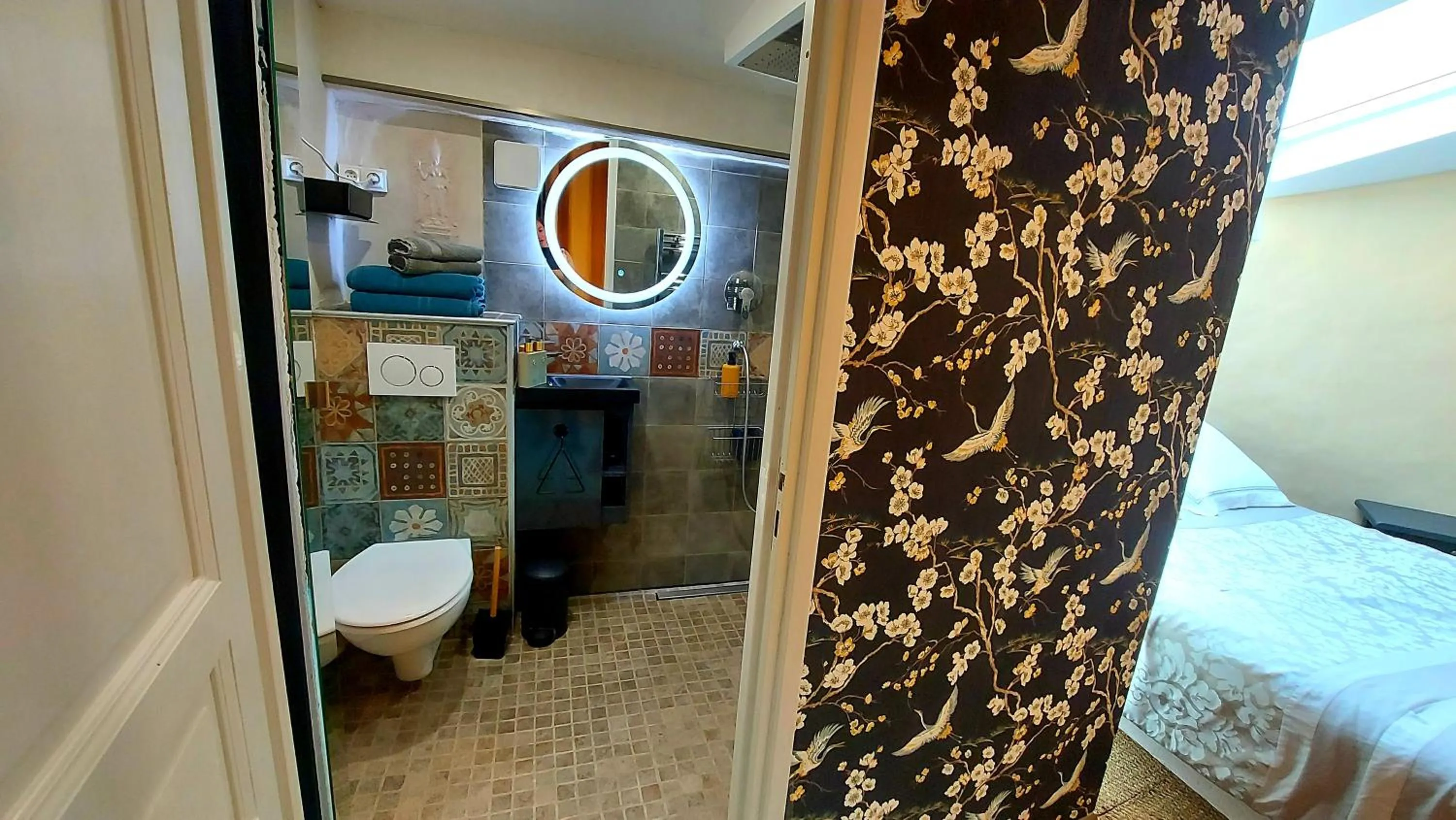 Bed in La Bombonière & Spa