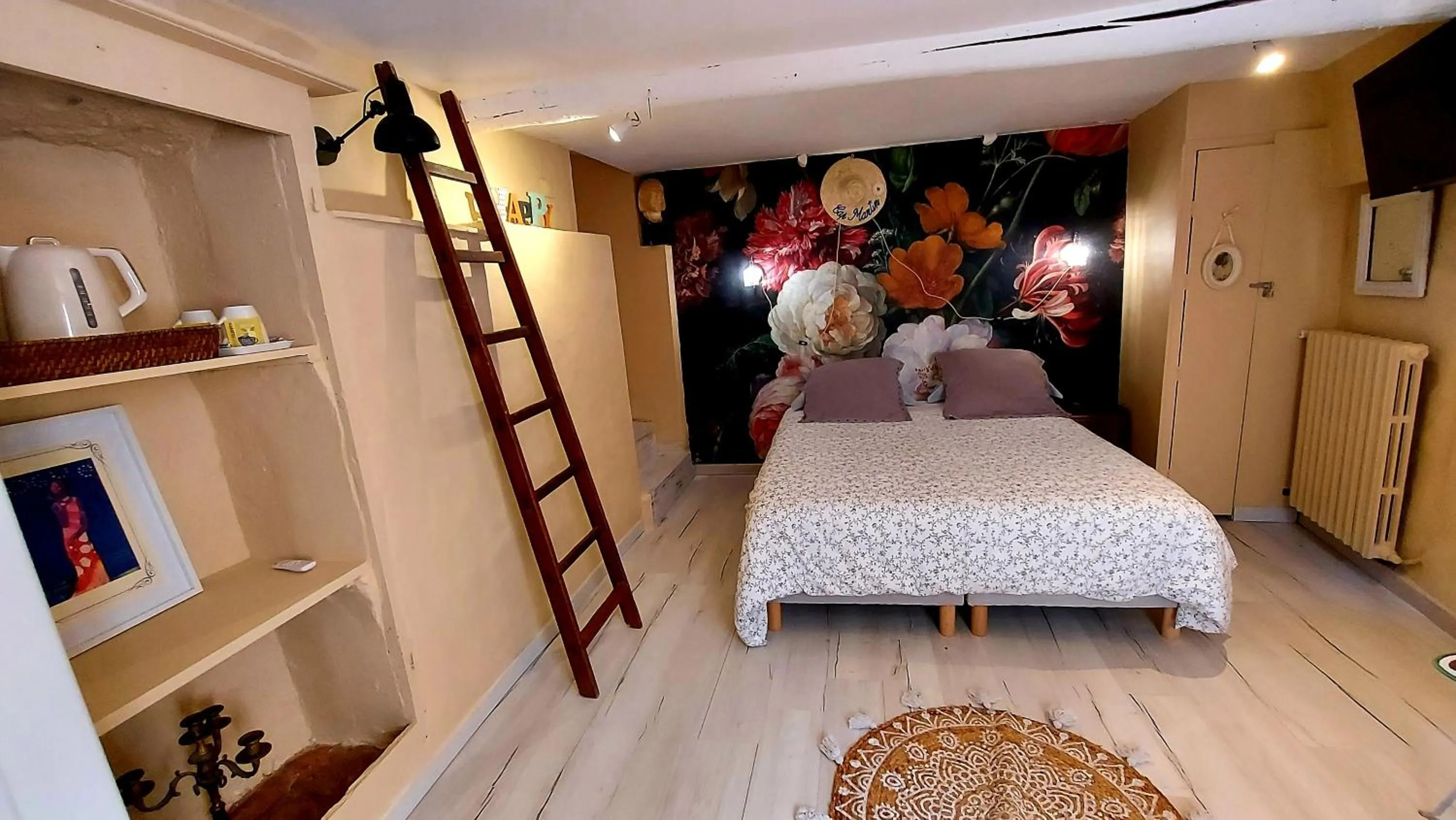 Bed in La Bombonière & Spa