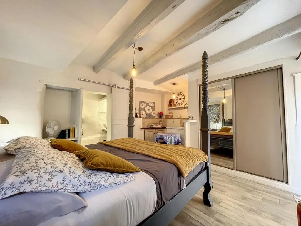 Bed in La Bombonière & Spa