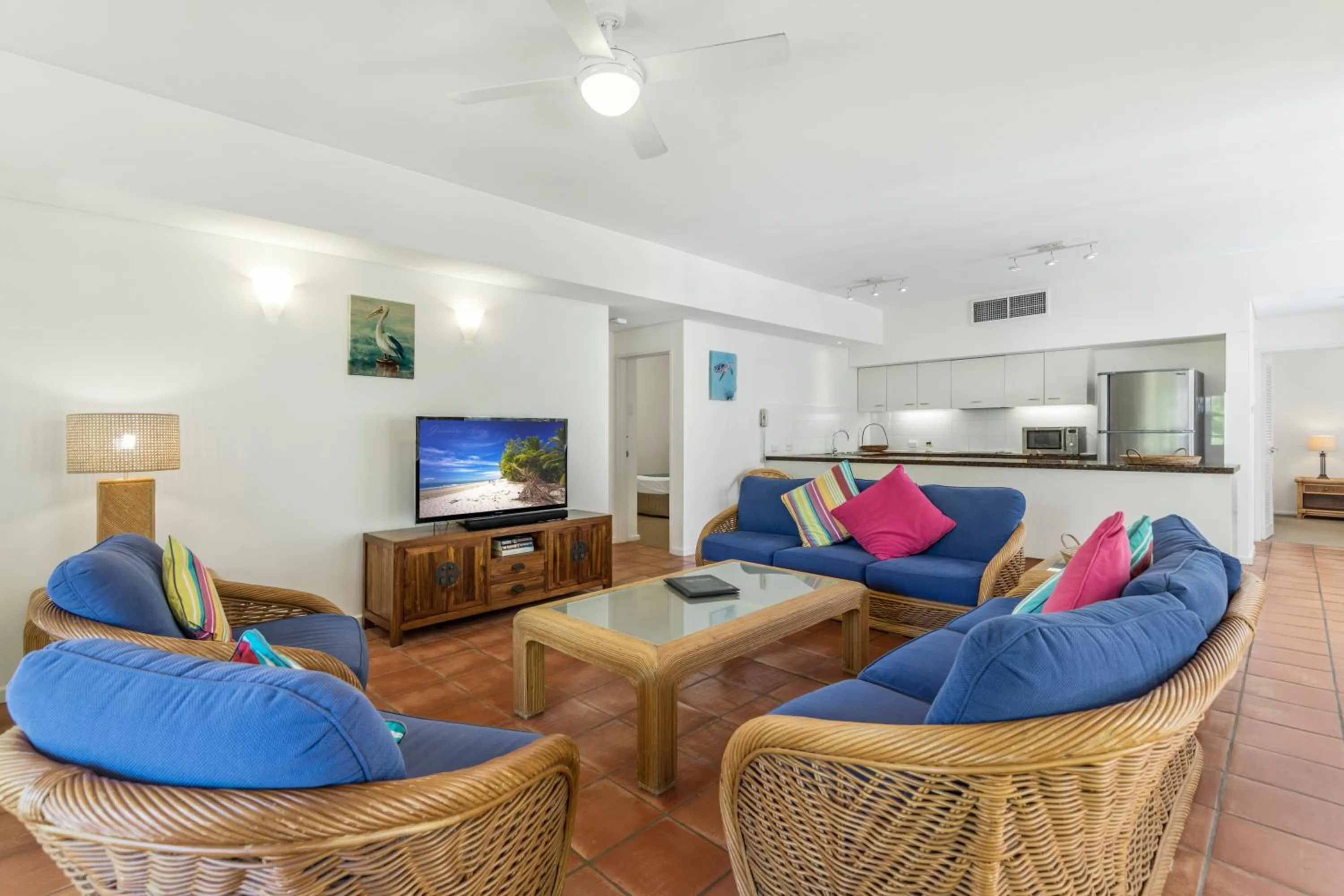 Living room in Balboa Apartments