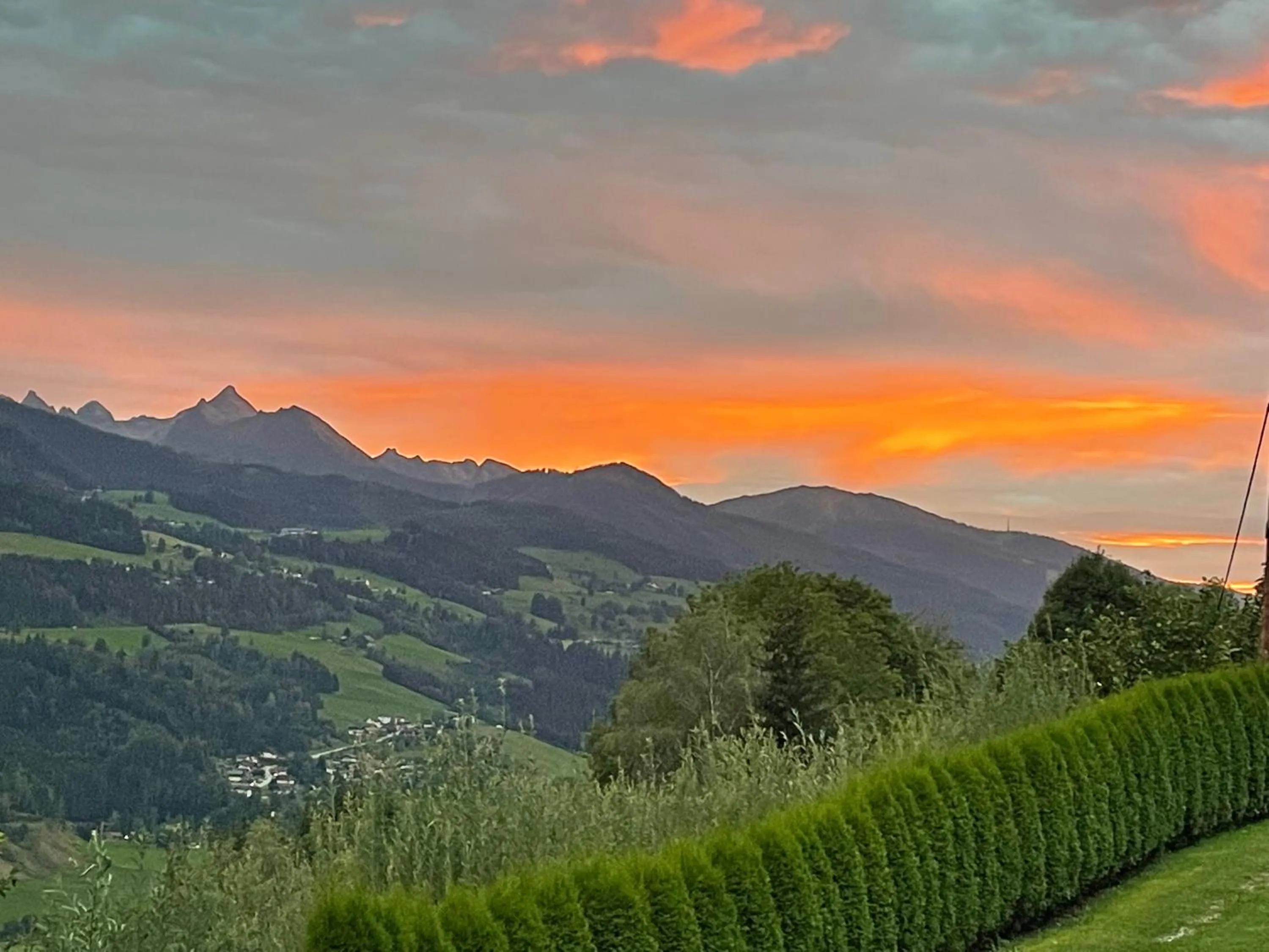 Sunset in Haus Bodenwinkler