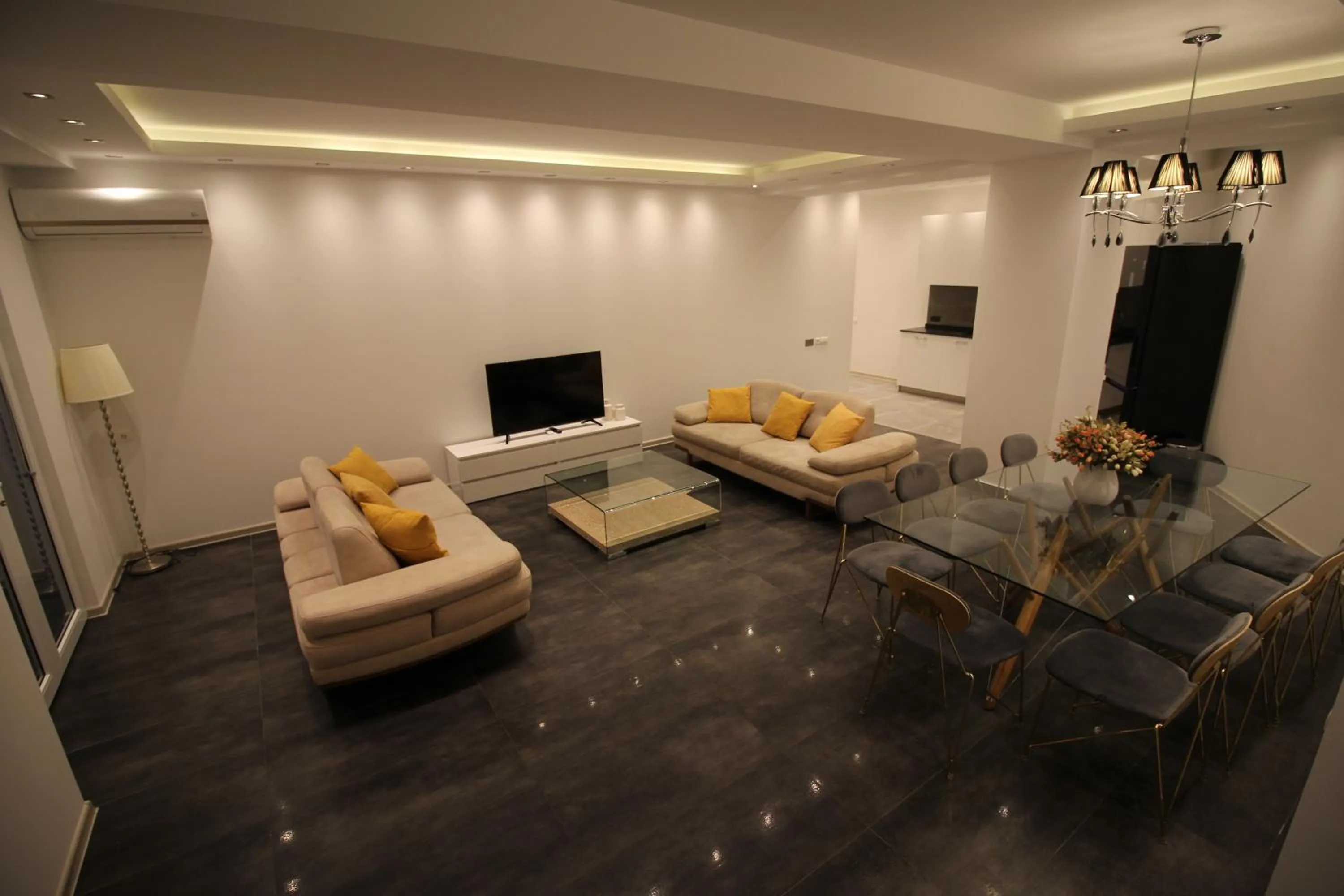 Living room in Maxela Apartments