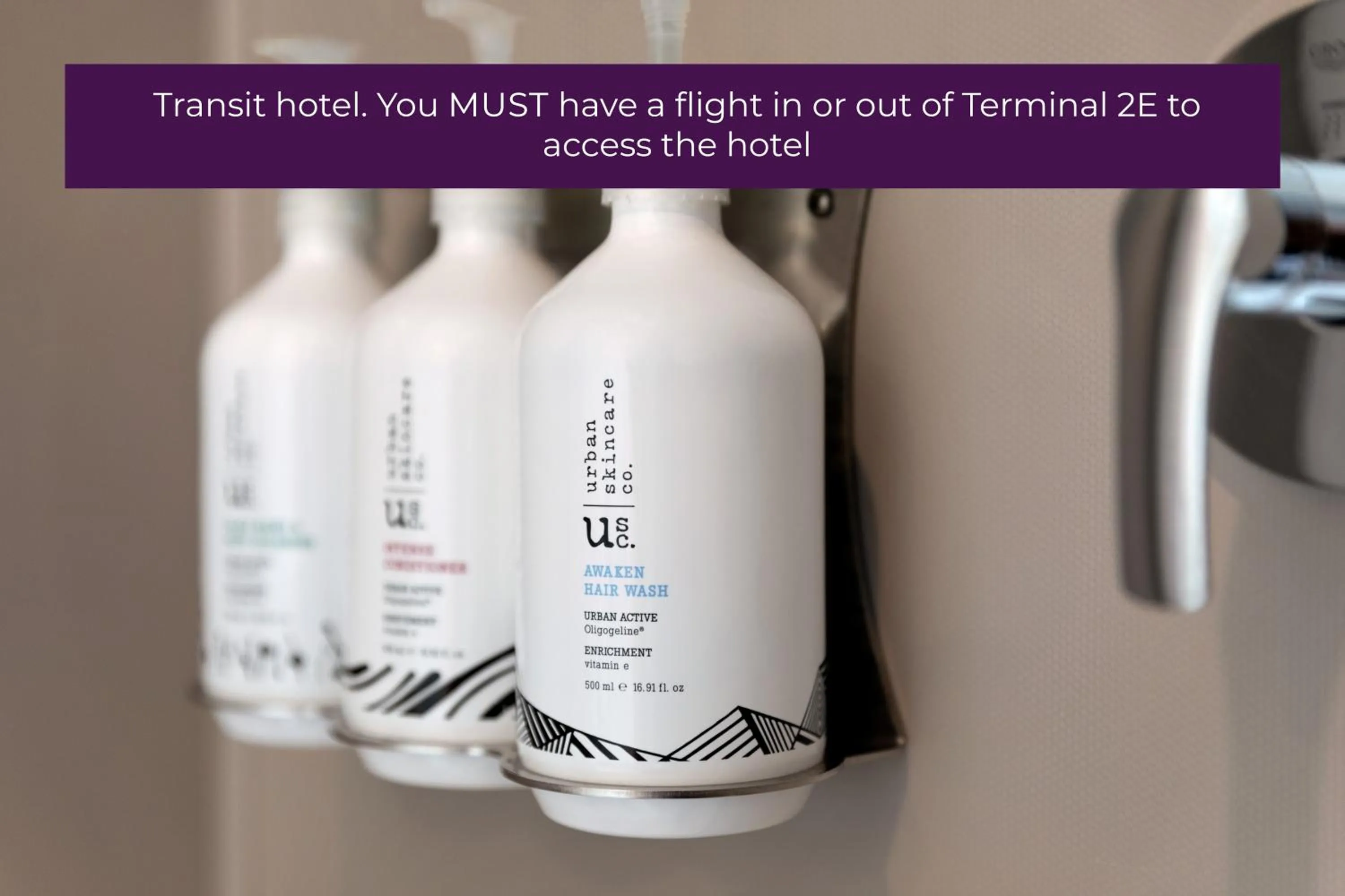 Bathroom in YOTELAIR Paris CDG - Transit Hotel - Terminal 2E