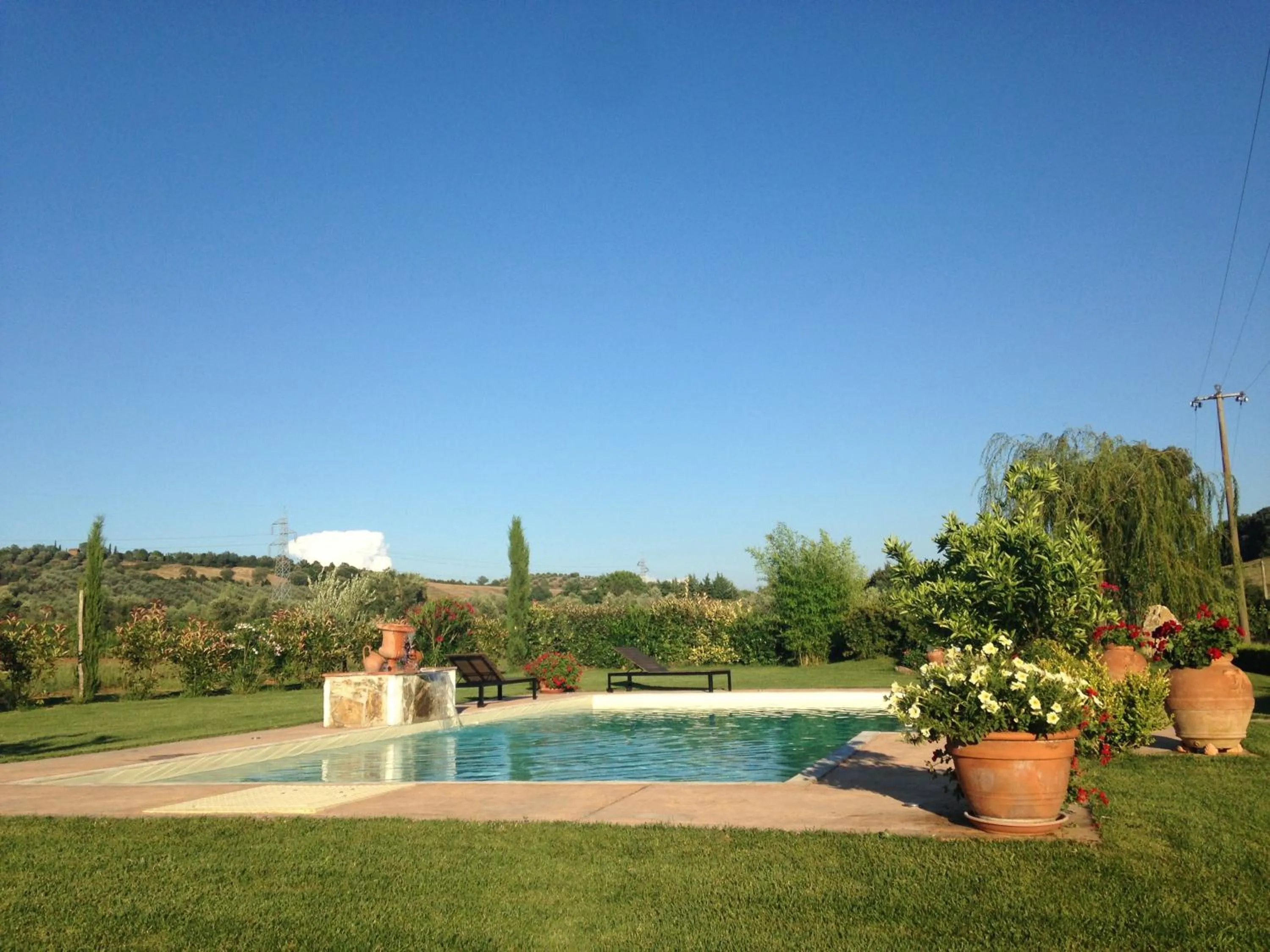 Pool view in Tonini House
