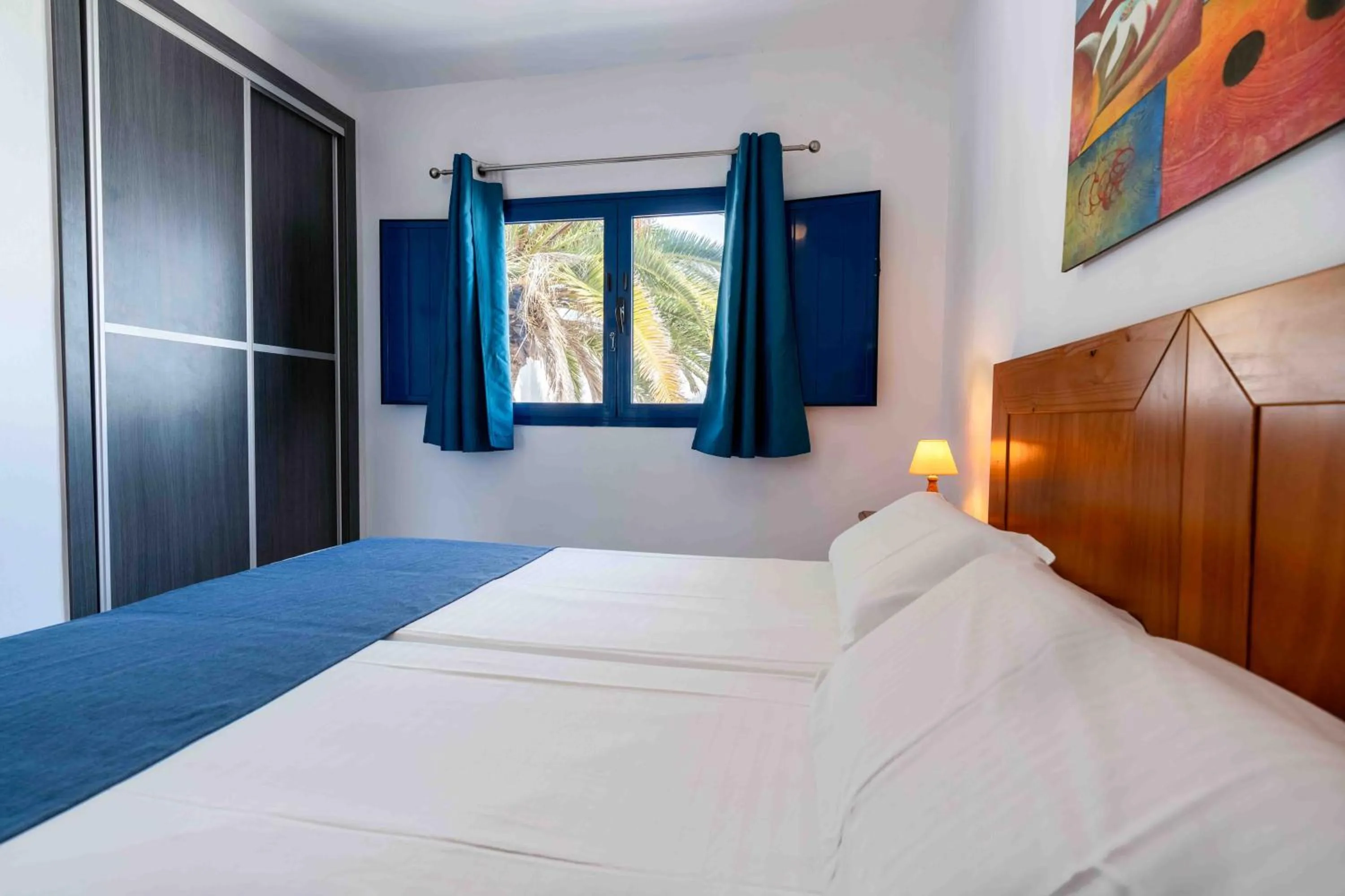Bedroom, Bed in Apartamentos Jable Bermudas