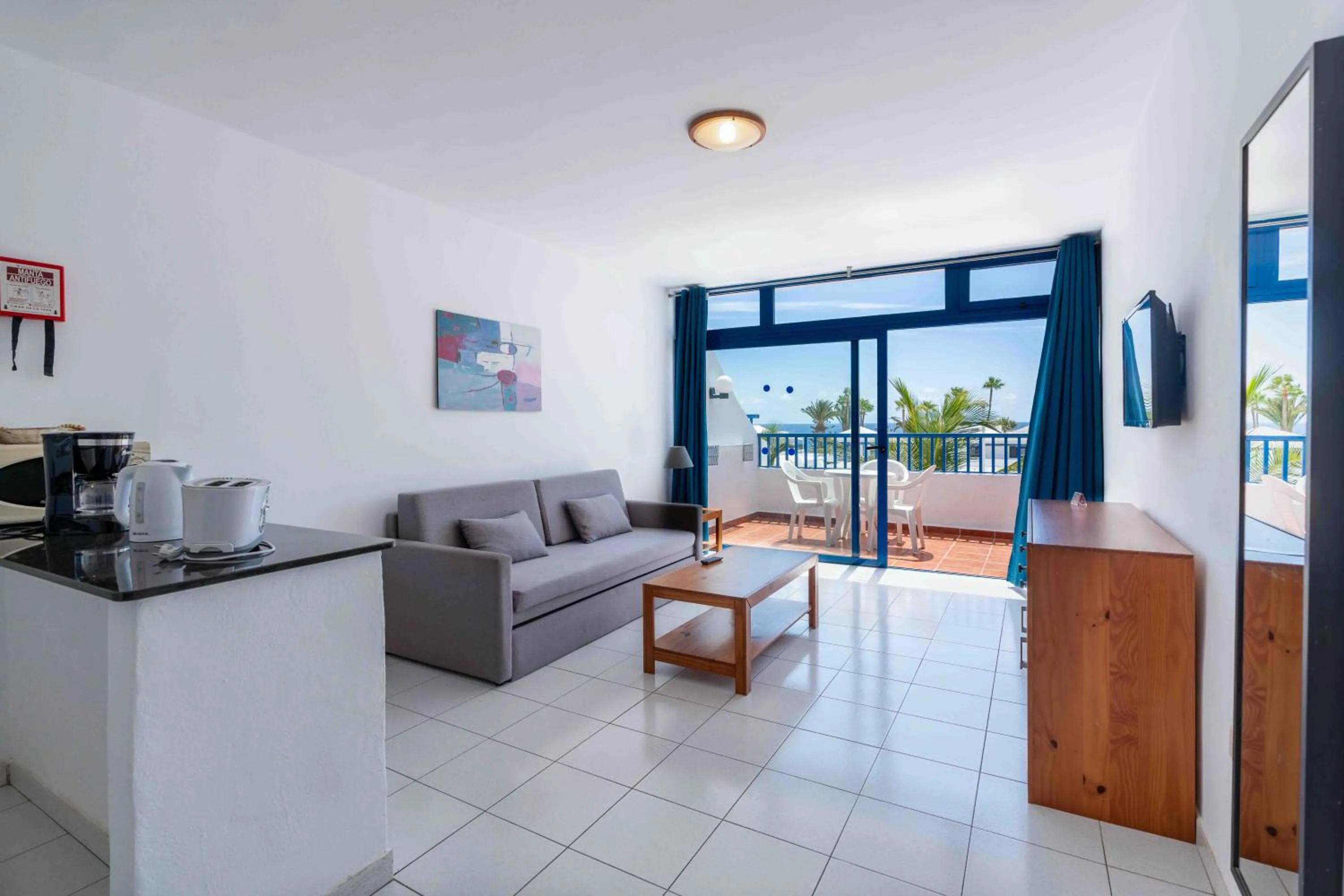 Living room in Apartamentos Jable Bermudas