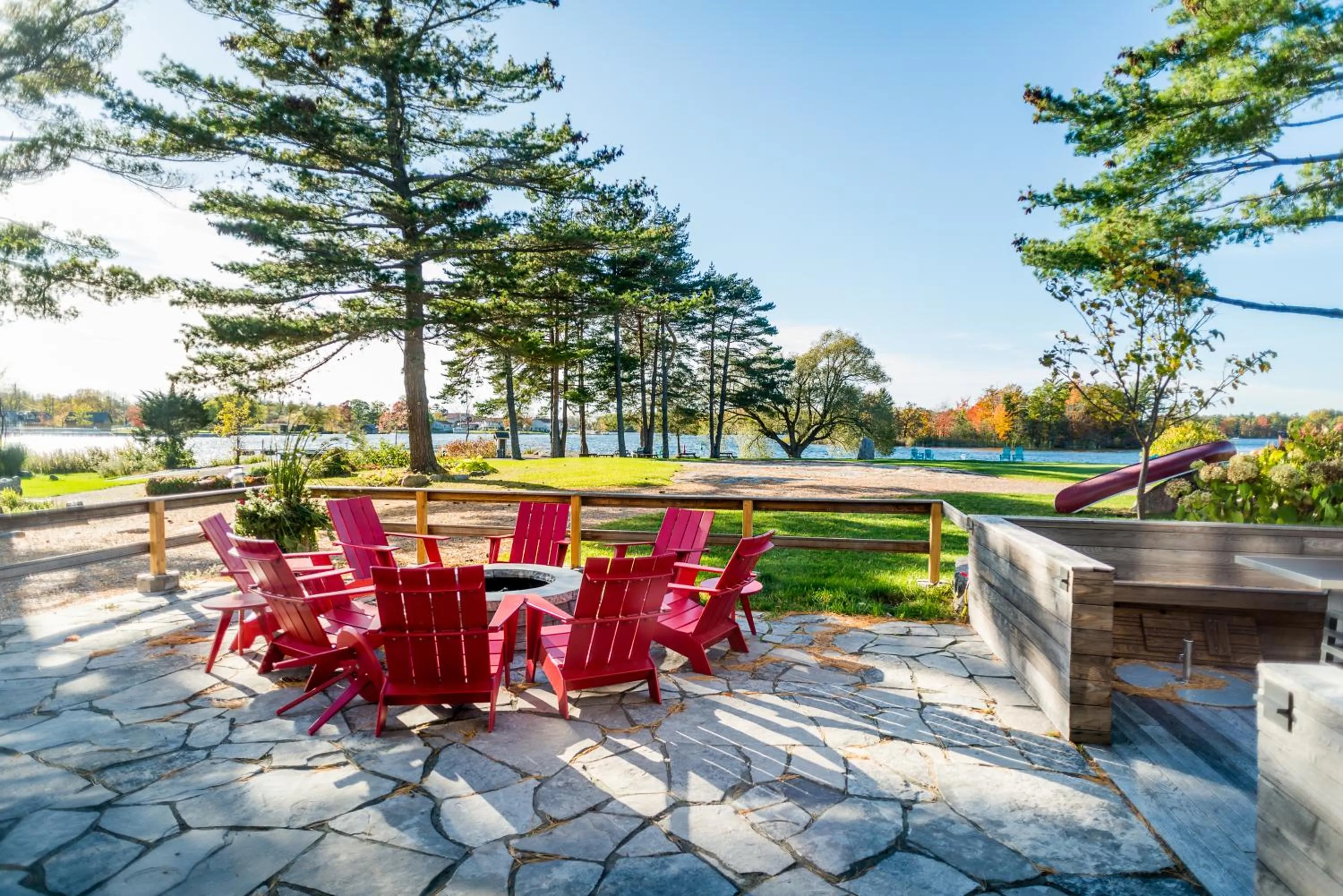 Patio in Rawley Resort, Spa & Marina