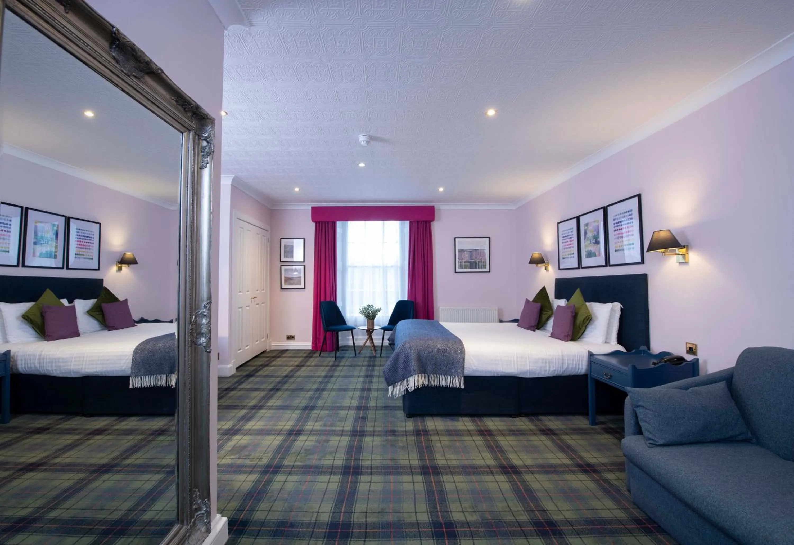 Bed in The Royal George Hotel