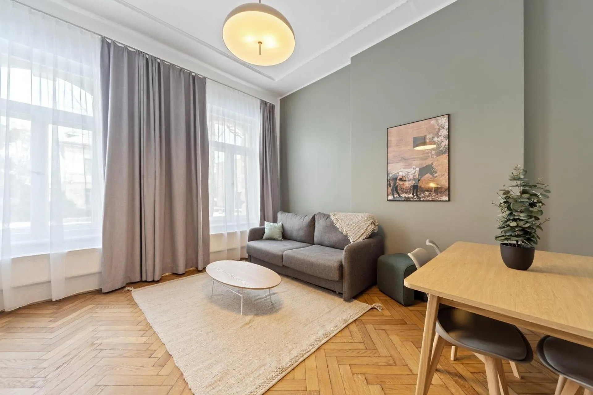 Living room in Limehome Dresden Antonstraße