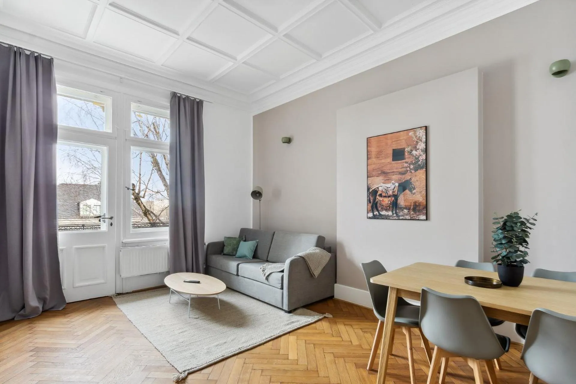 Living room in Limehome Dresden Antonstraße