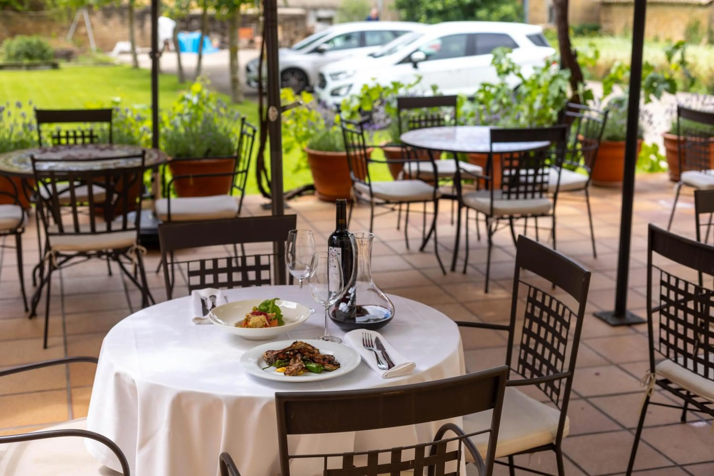 Garden in Hotel Villa de Ábalos