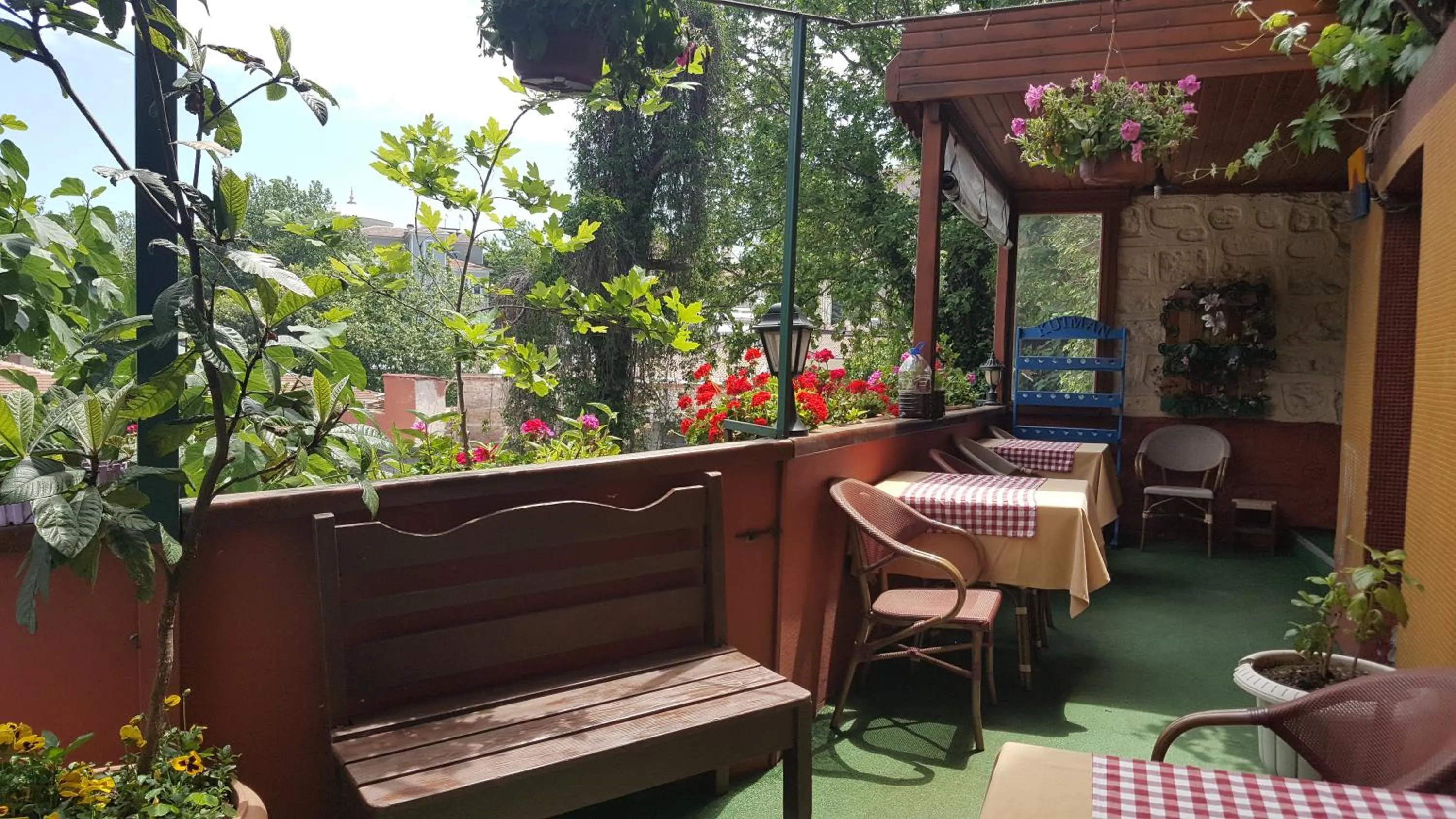 Patio in Anadolu Hotel