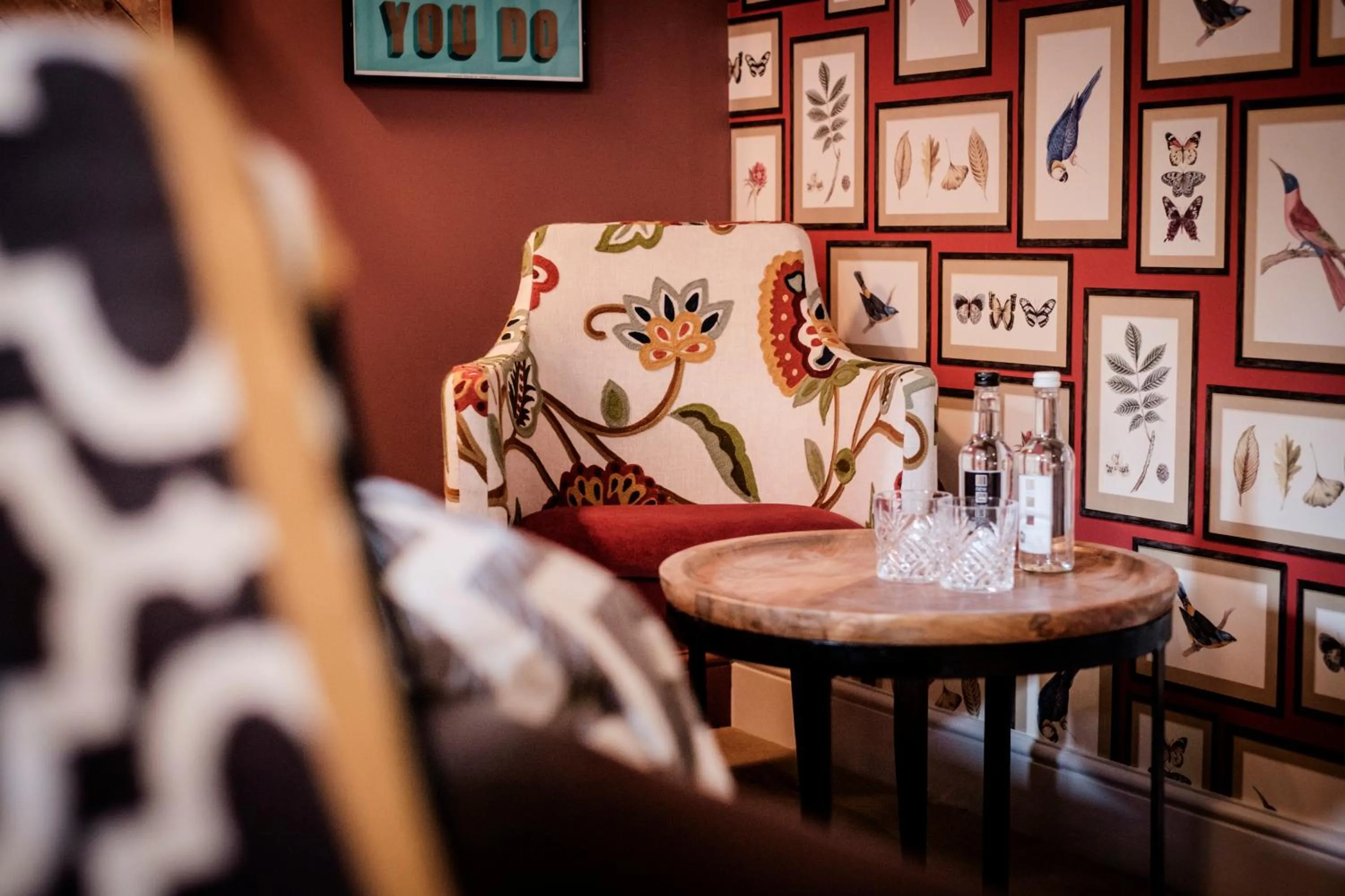 Seating area in The Queen's Head