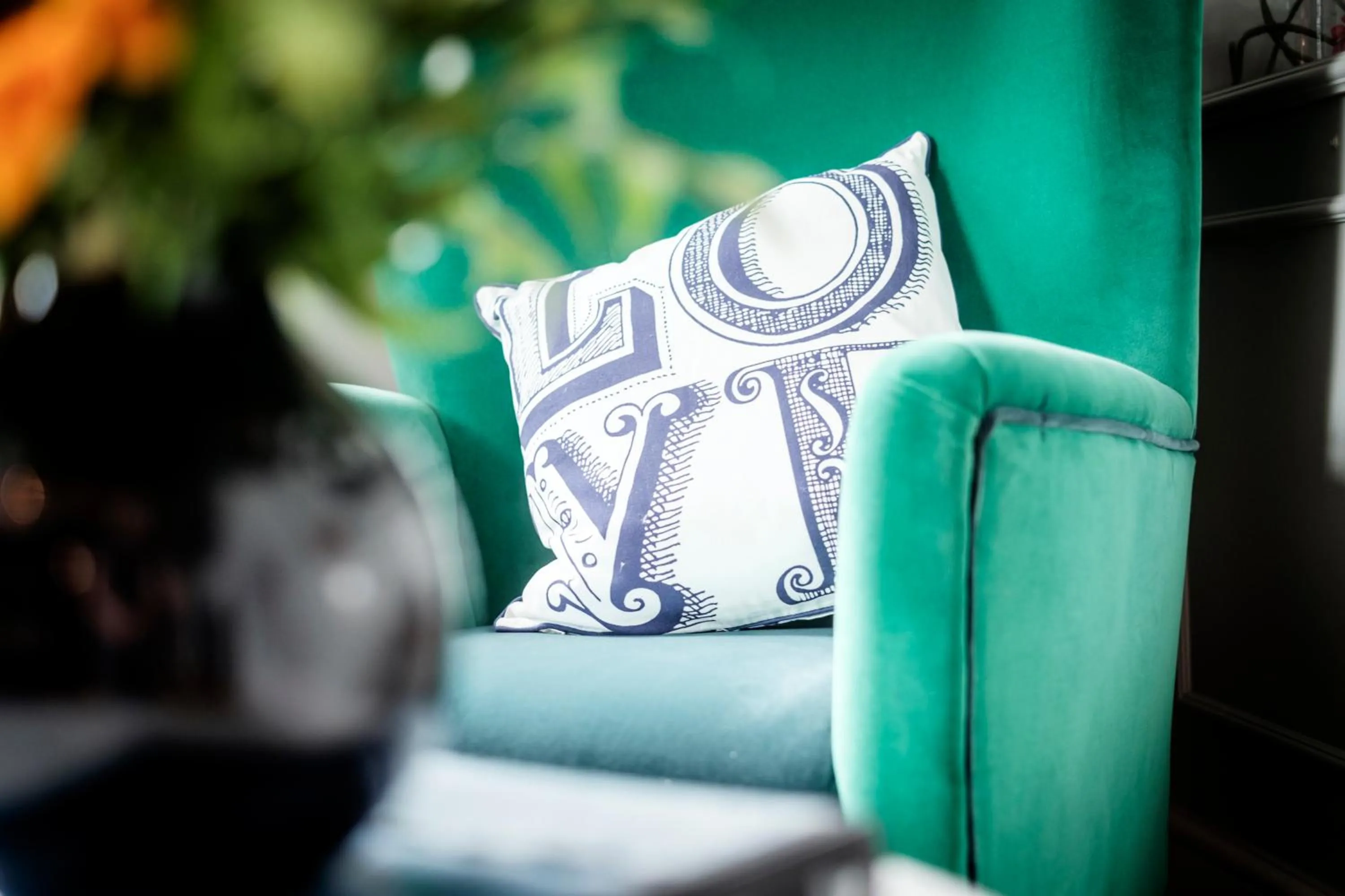 Decorative detail in The Queen's Head