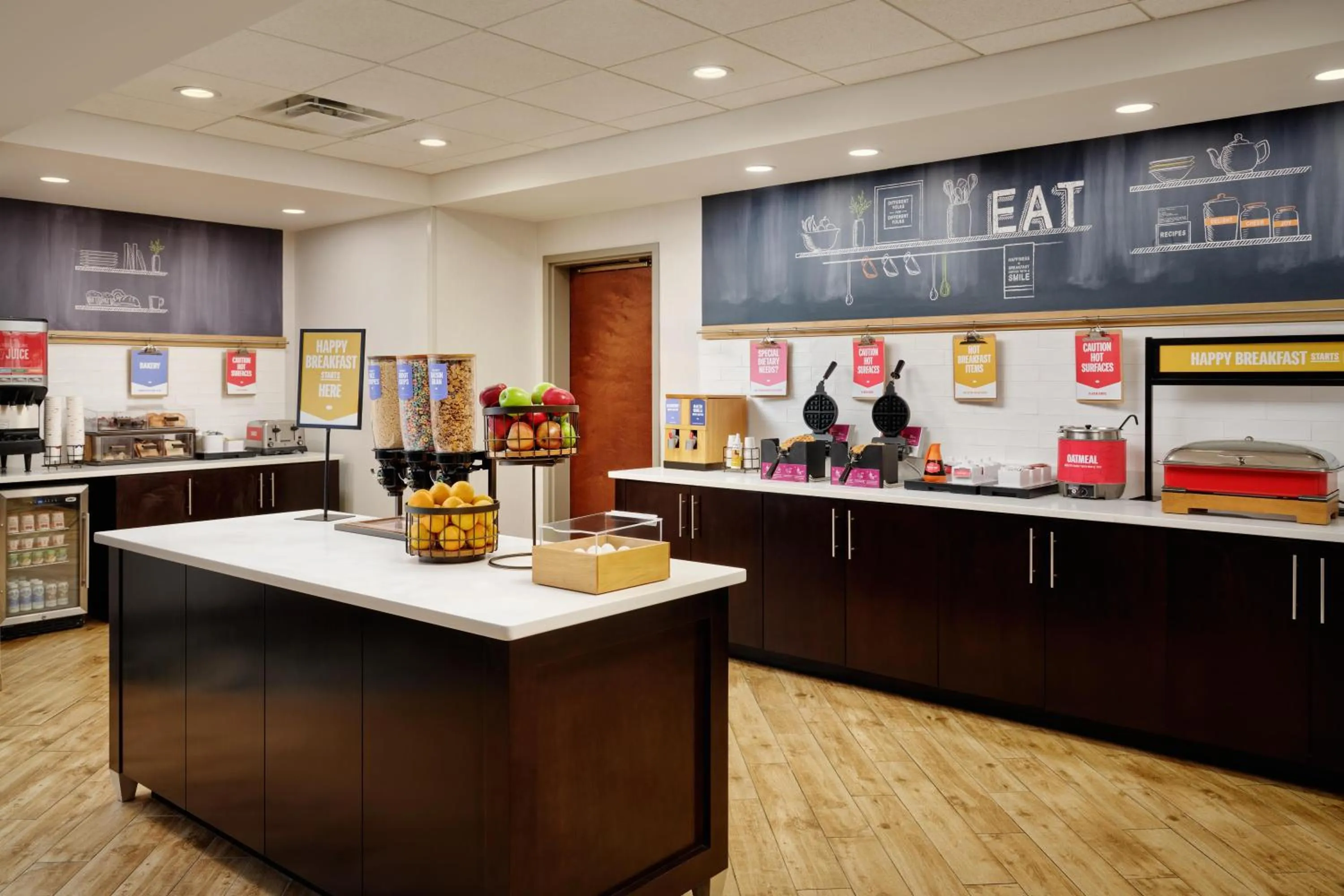 Breakfast in Hampton Inn Waynesboro