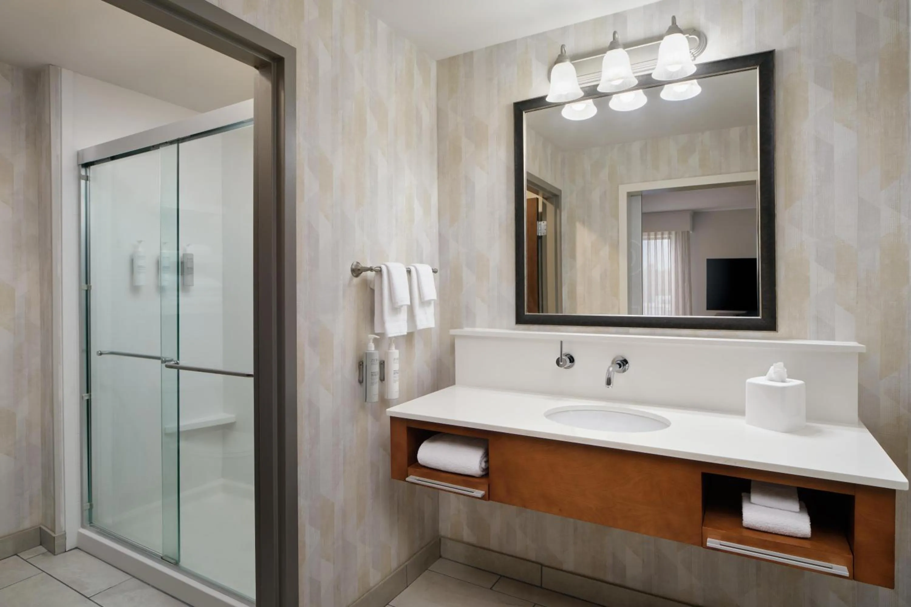 Bathroom in Hampton Inn Waynesboro