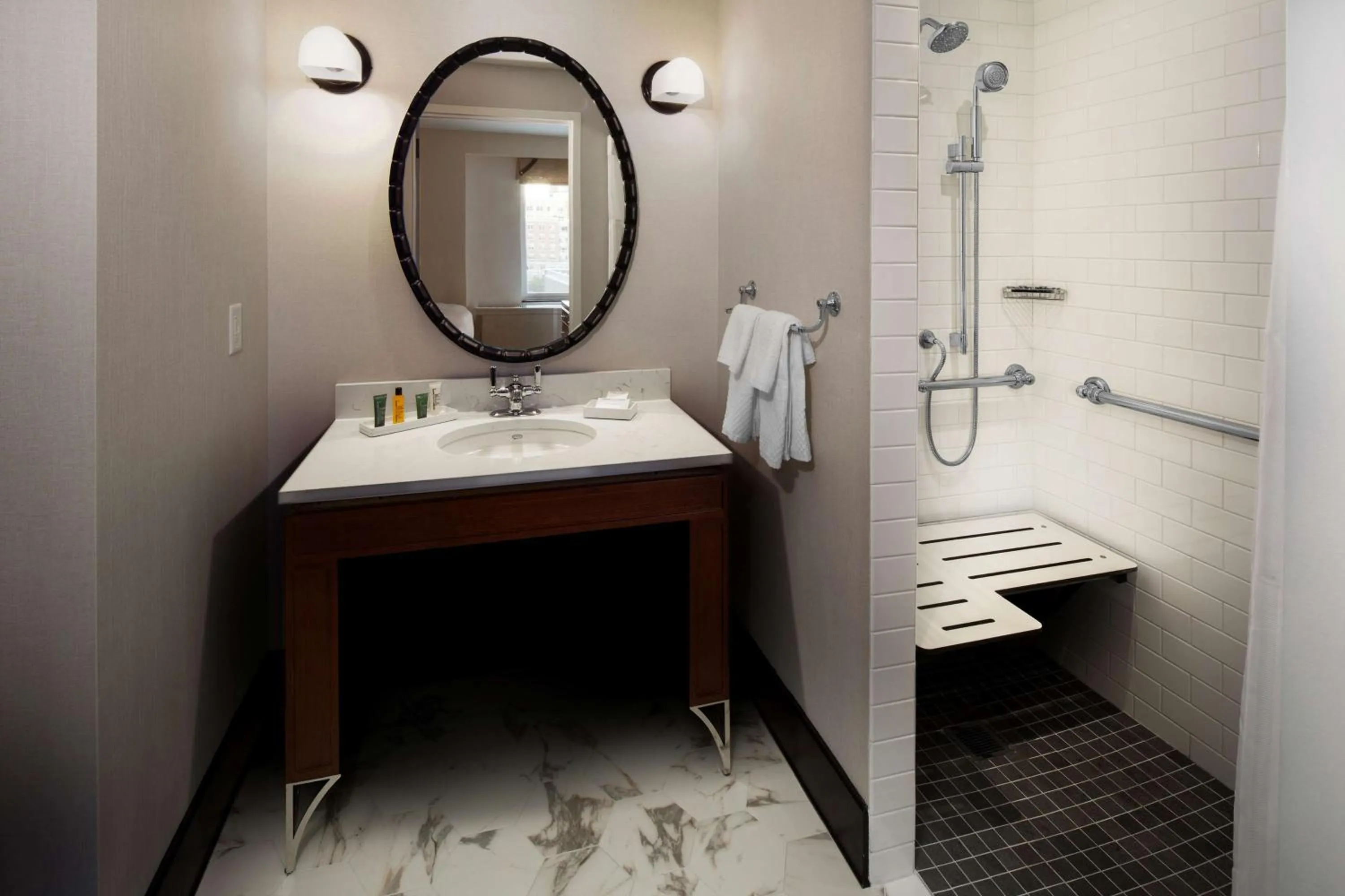 Bathroom in Hilton Brooklyn New York - Newly Renovated