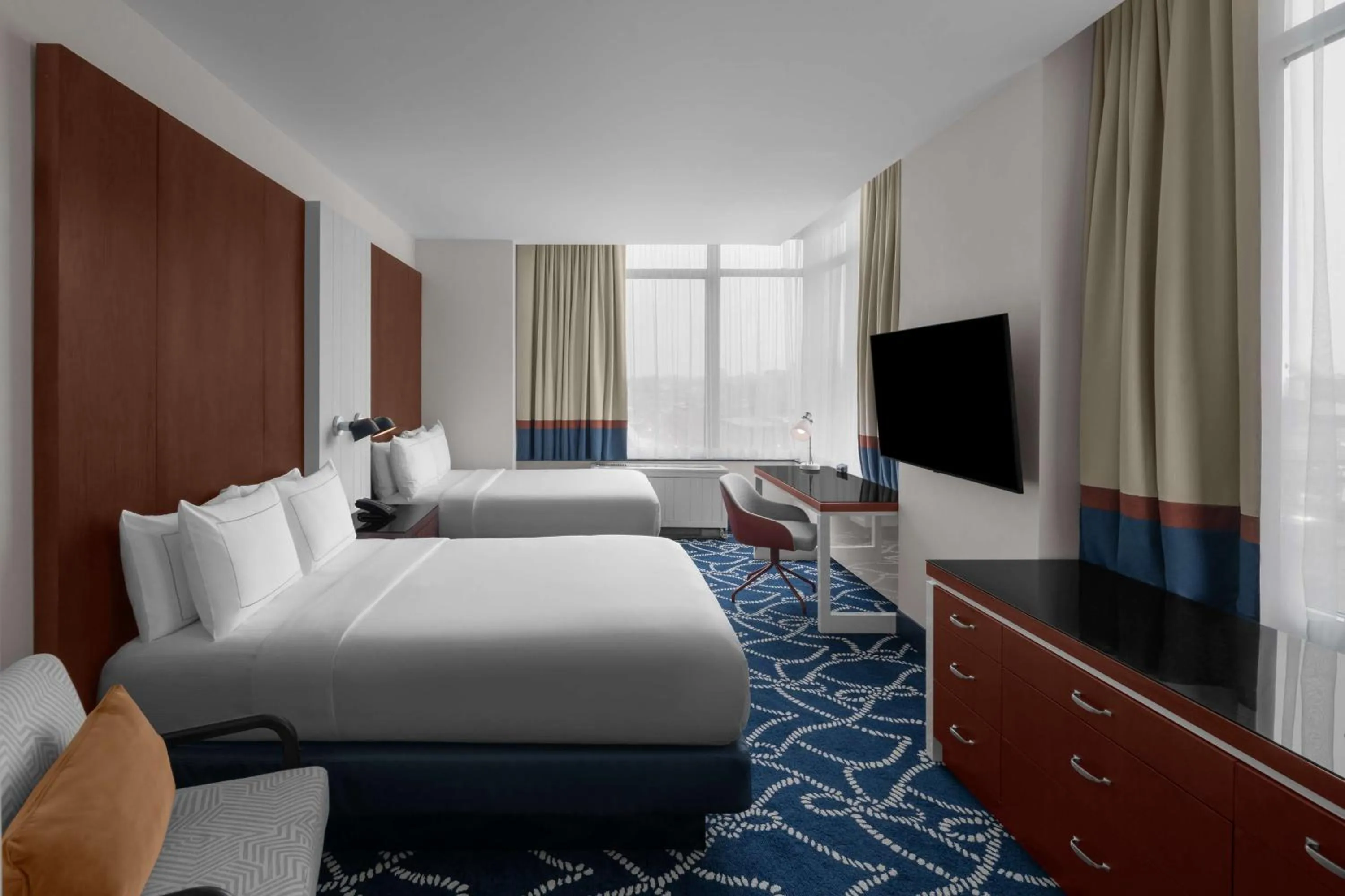 Bed in Hilton Brooklyn New York - Newly Renovated