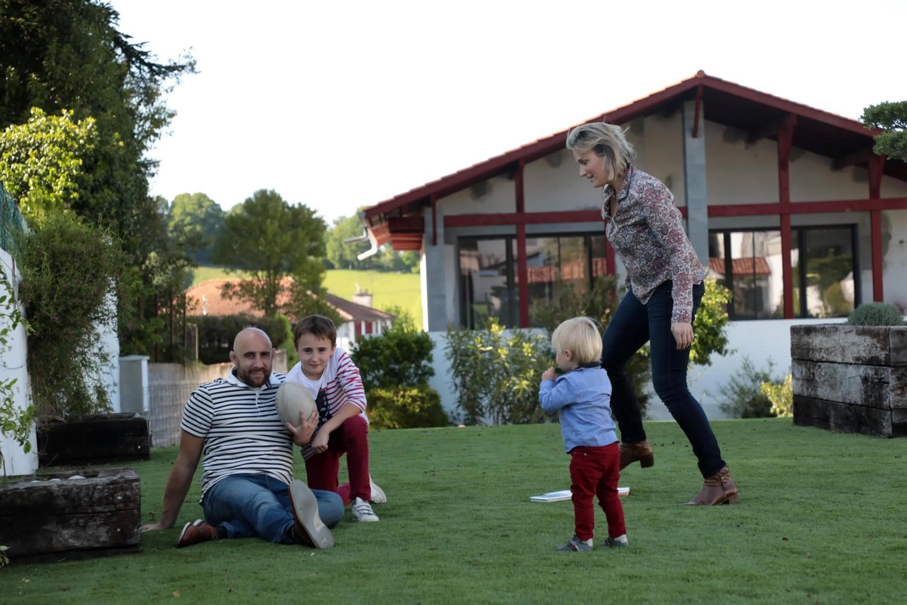 Garden in Hôtel Argia