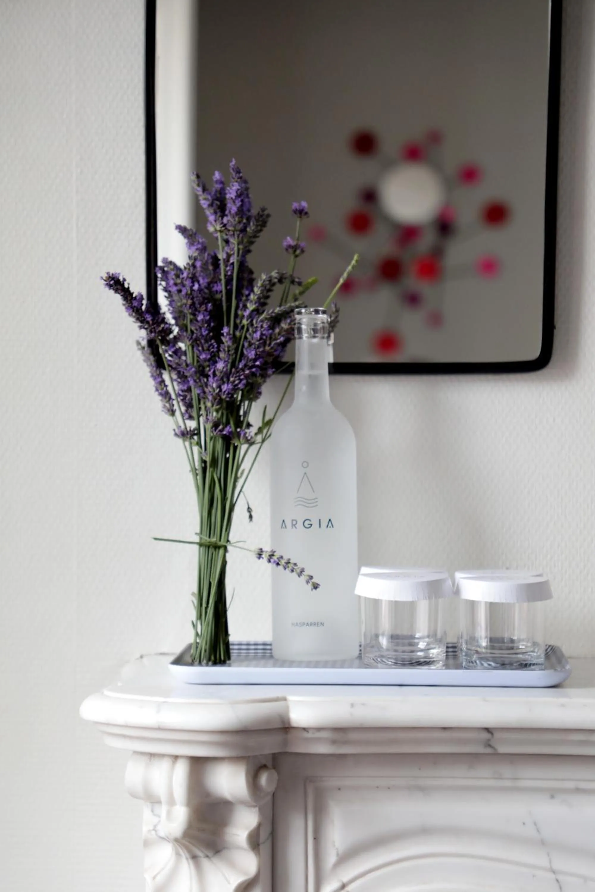 Decorative detail in Hôtel Argia