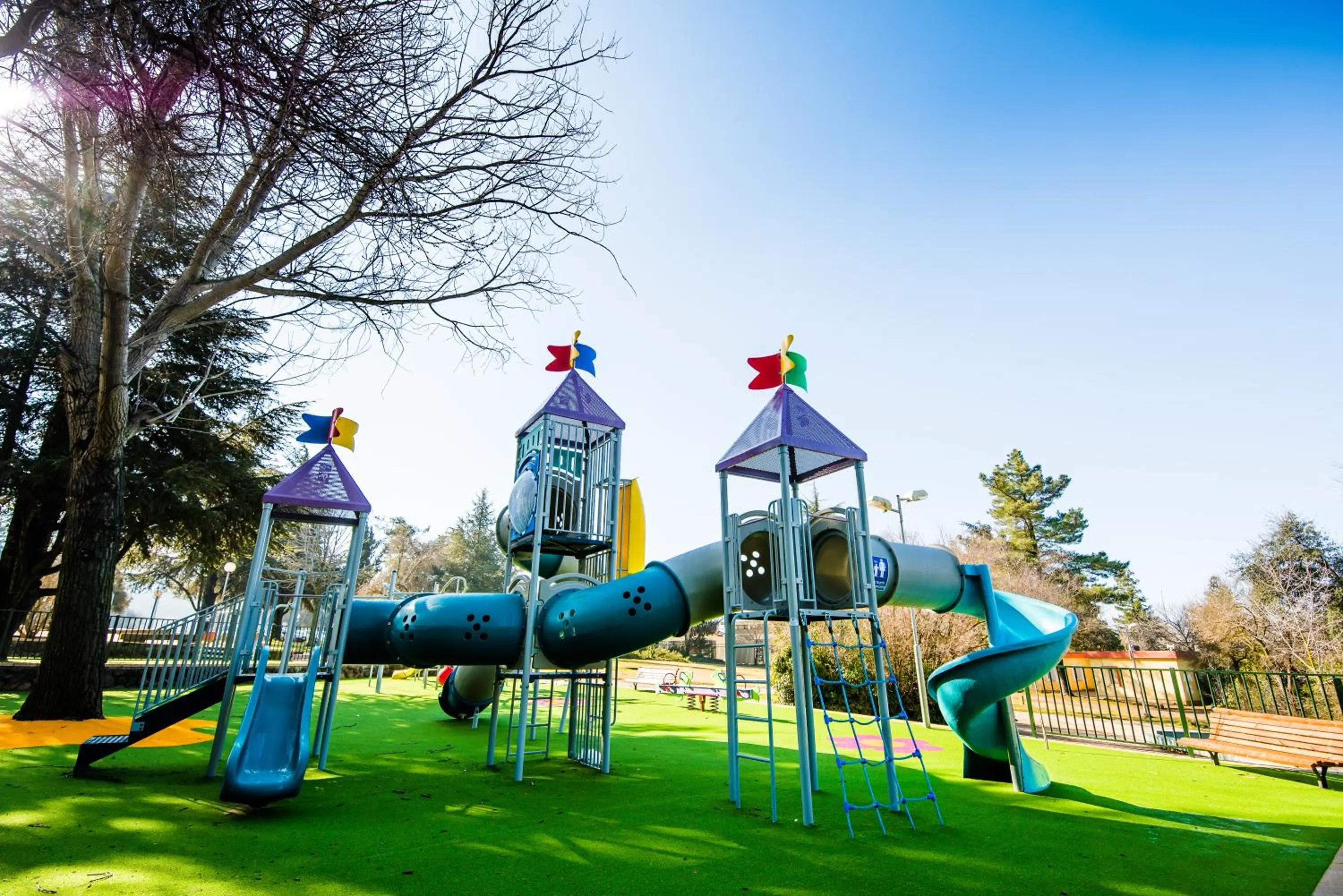 Children play ground in Merom Golan Resort