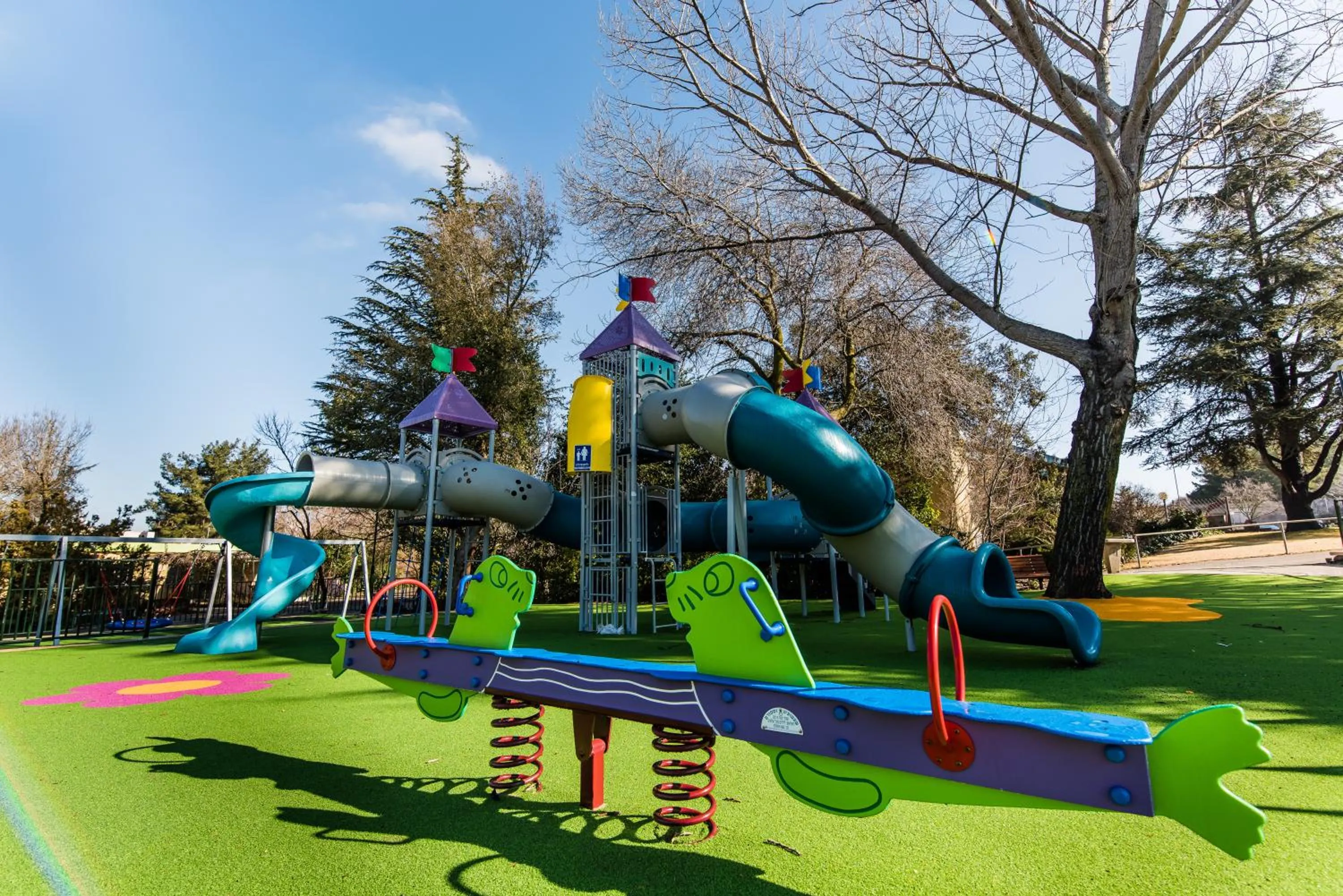 Children play ground in Merom Golan Resort