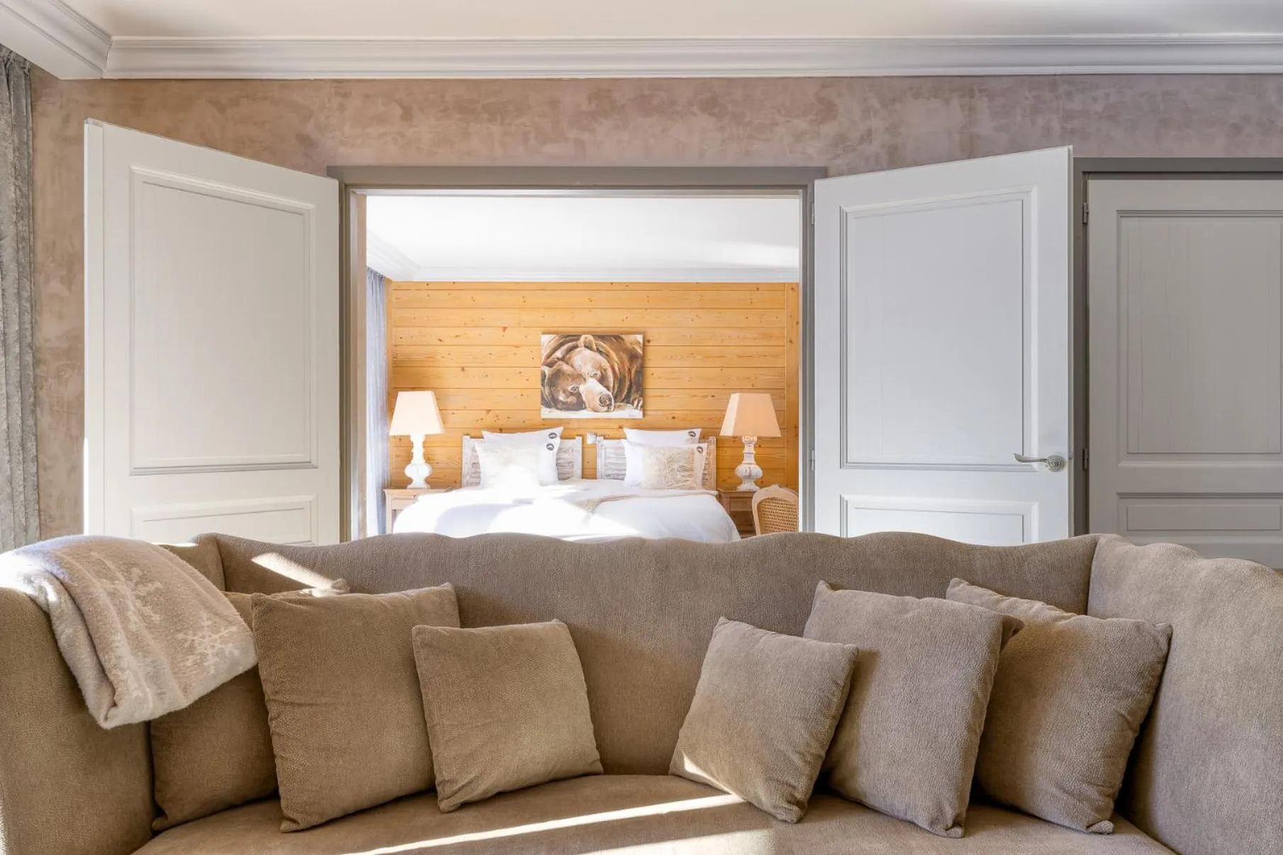 Bed in Hôtel l'Hélios