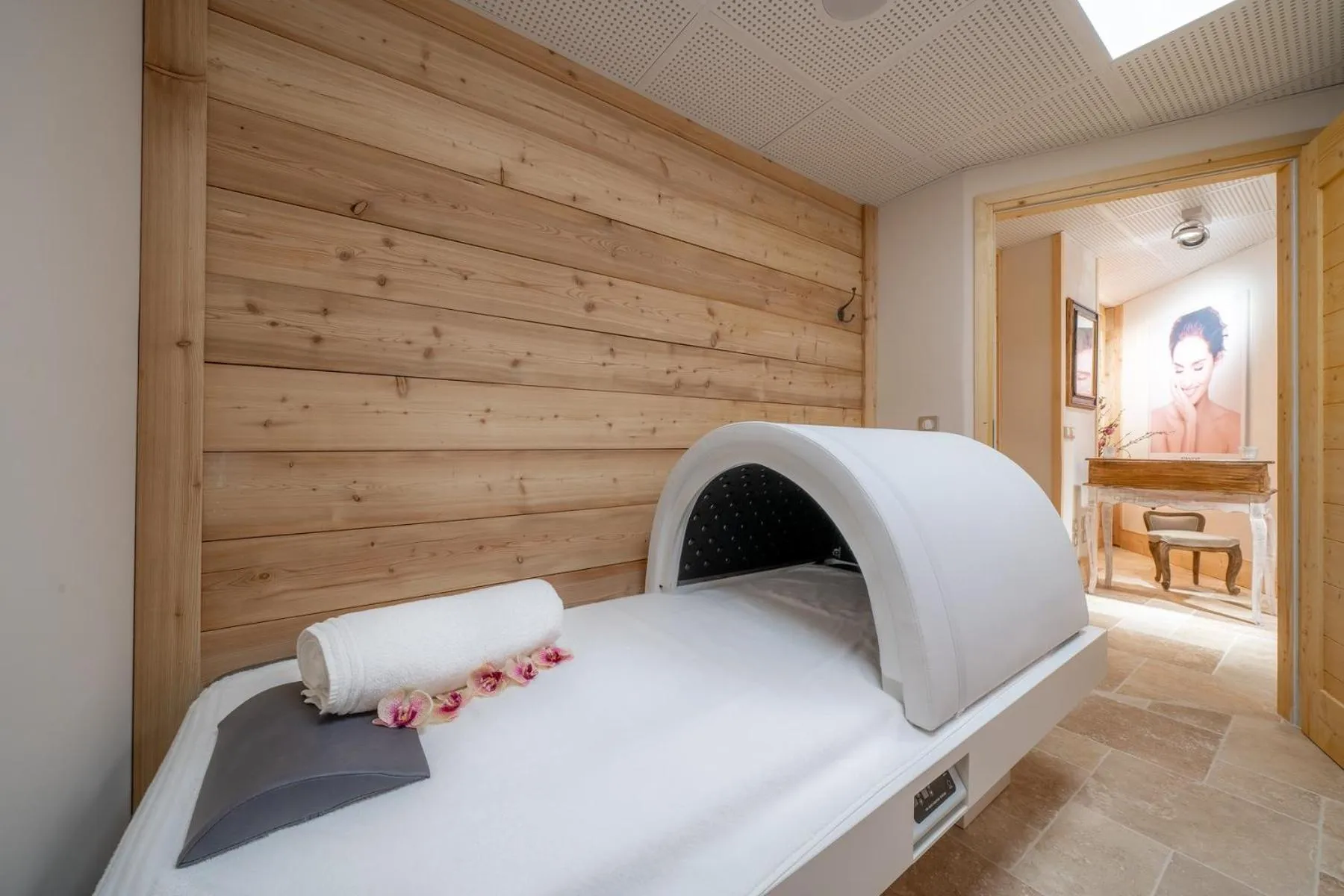 Bed in Hôtel l'Hélios