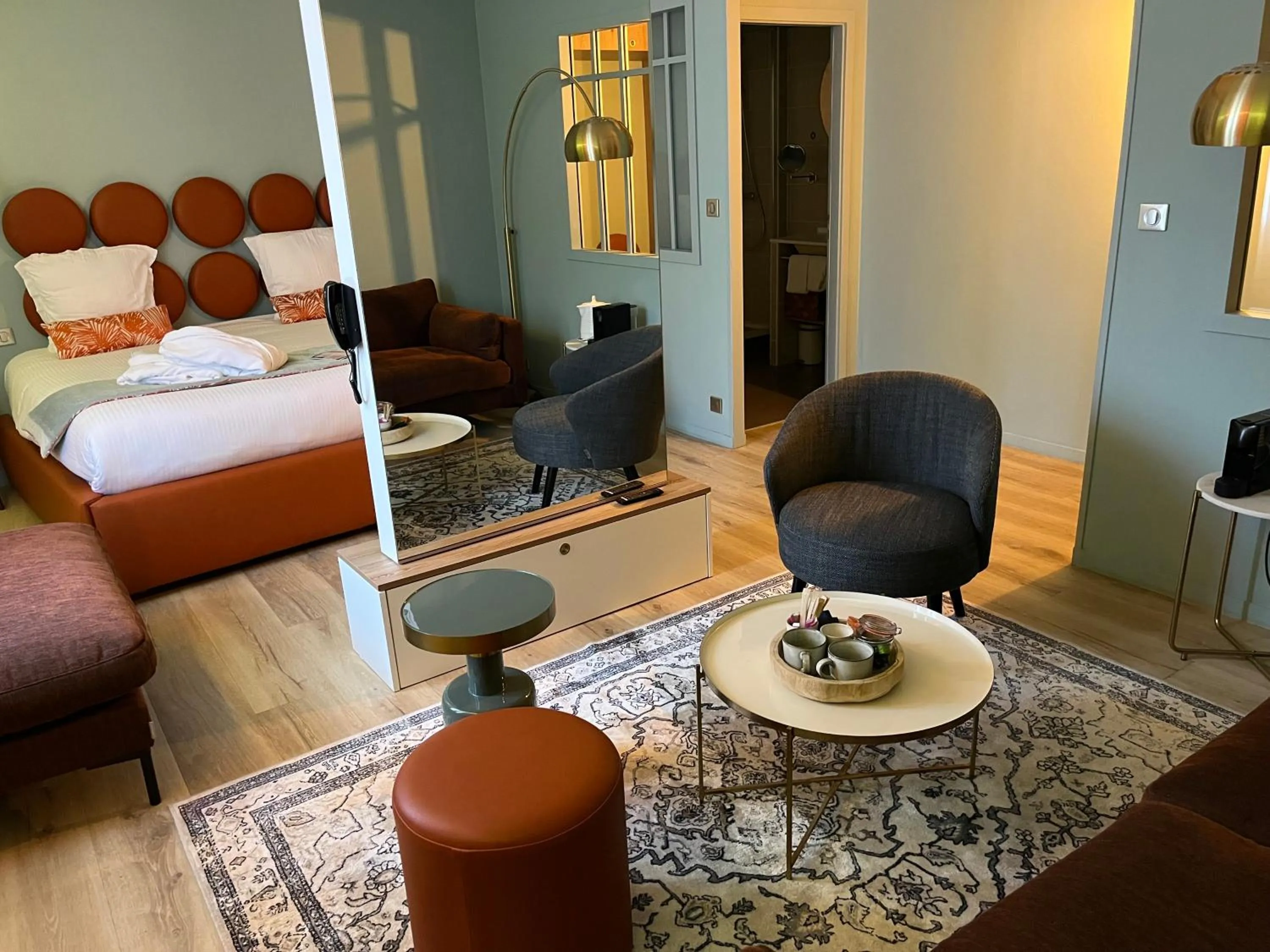 Bed in Hotel Normandy