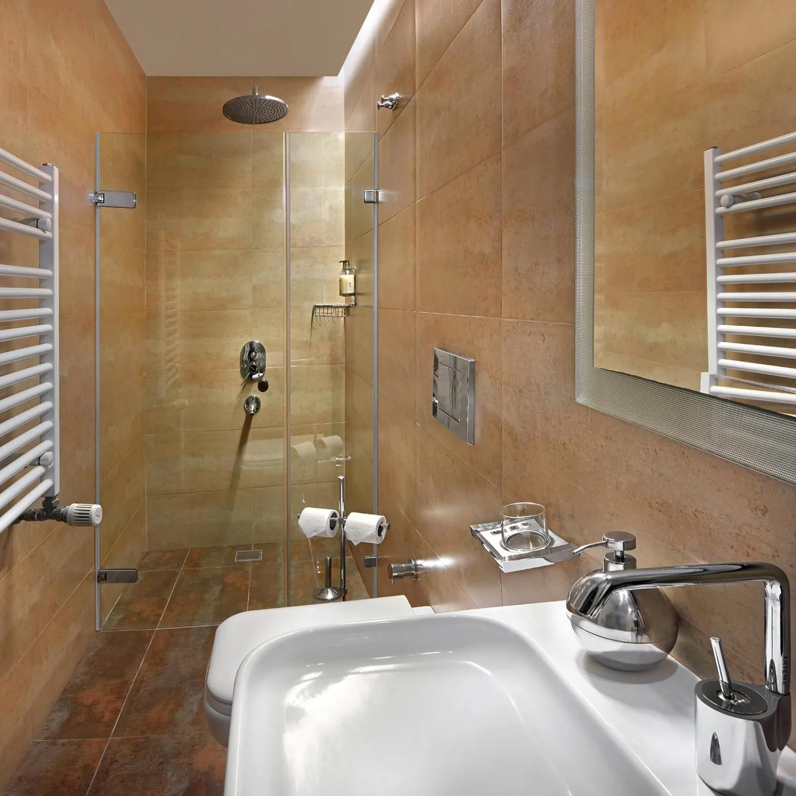 Shower in Galateia Residence