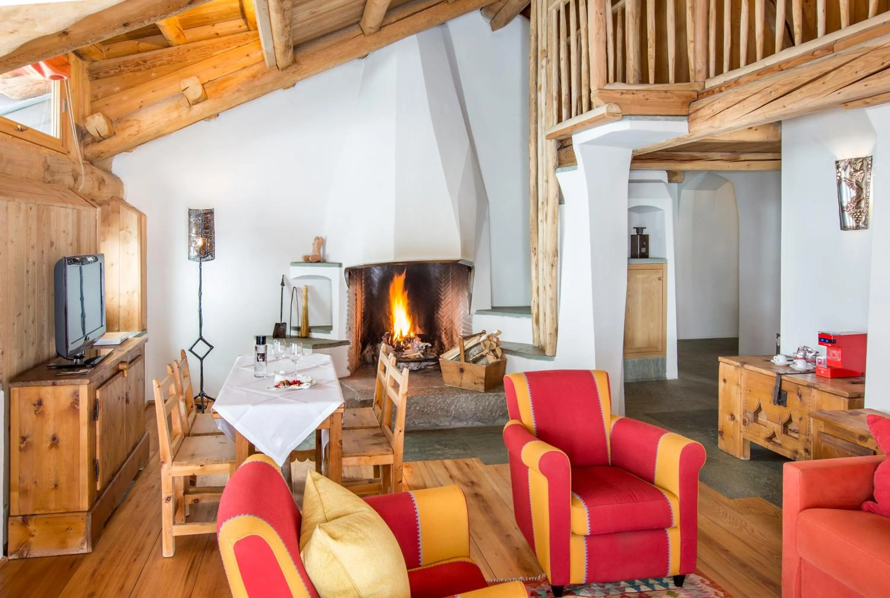 Living room in Saint Hubertus Resort