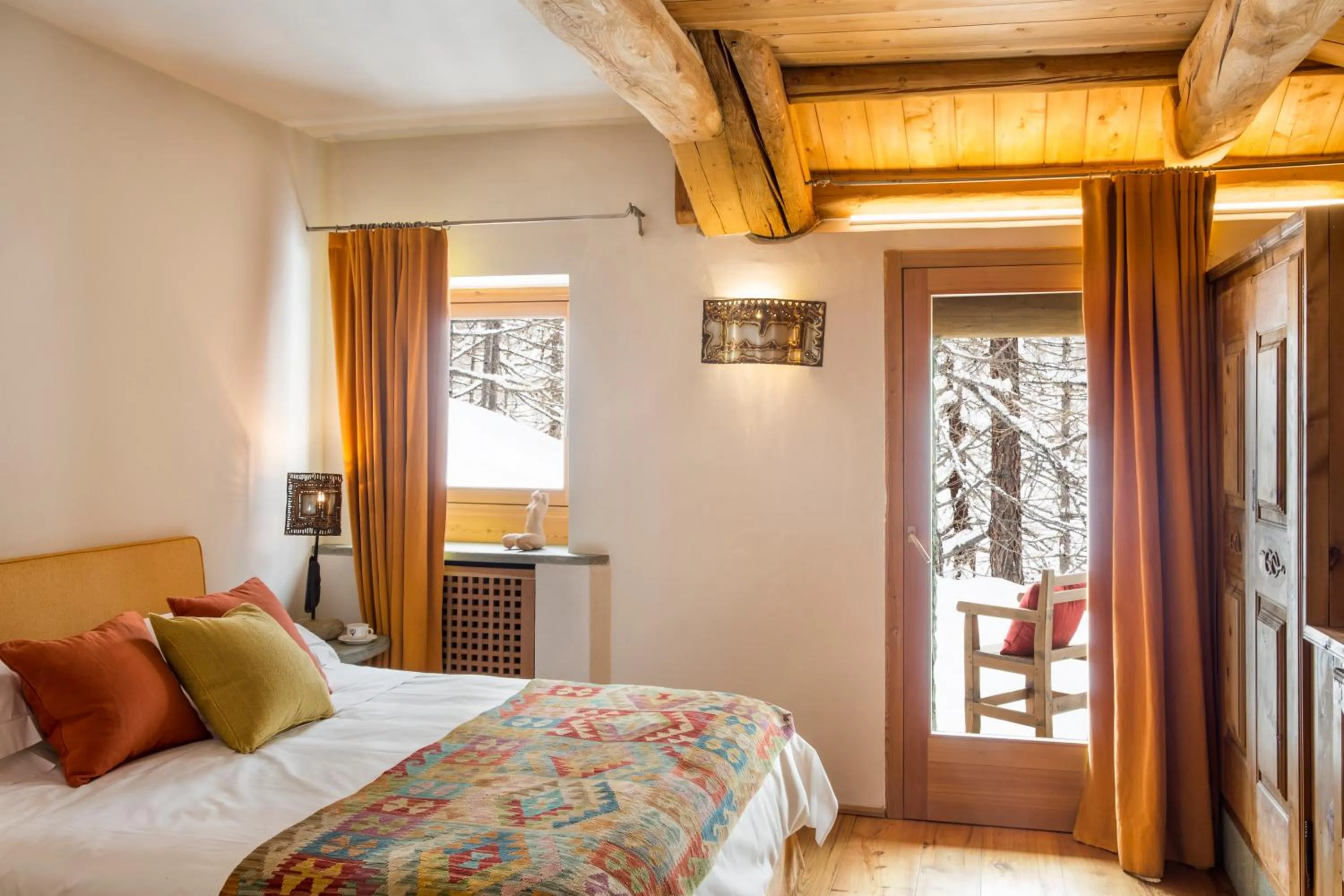 Bedroom, Bed in Saint Hubertus Resort