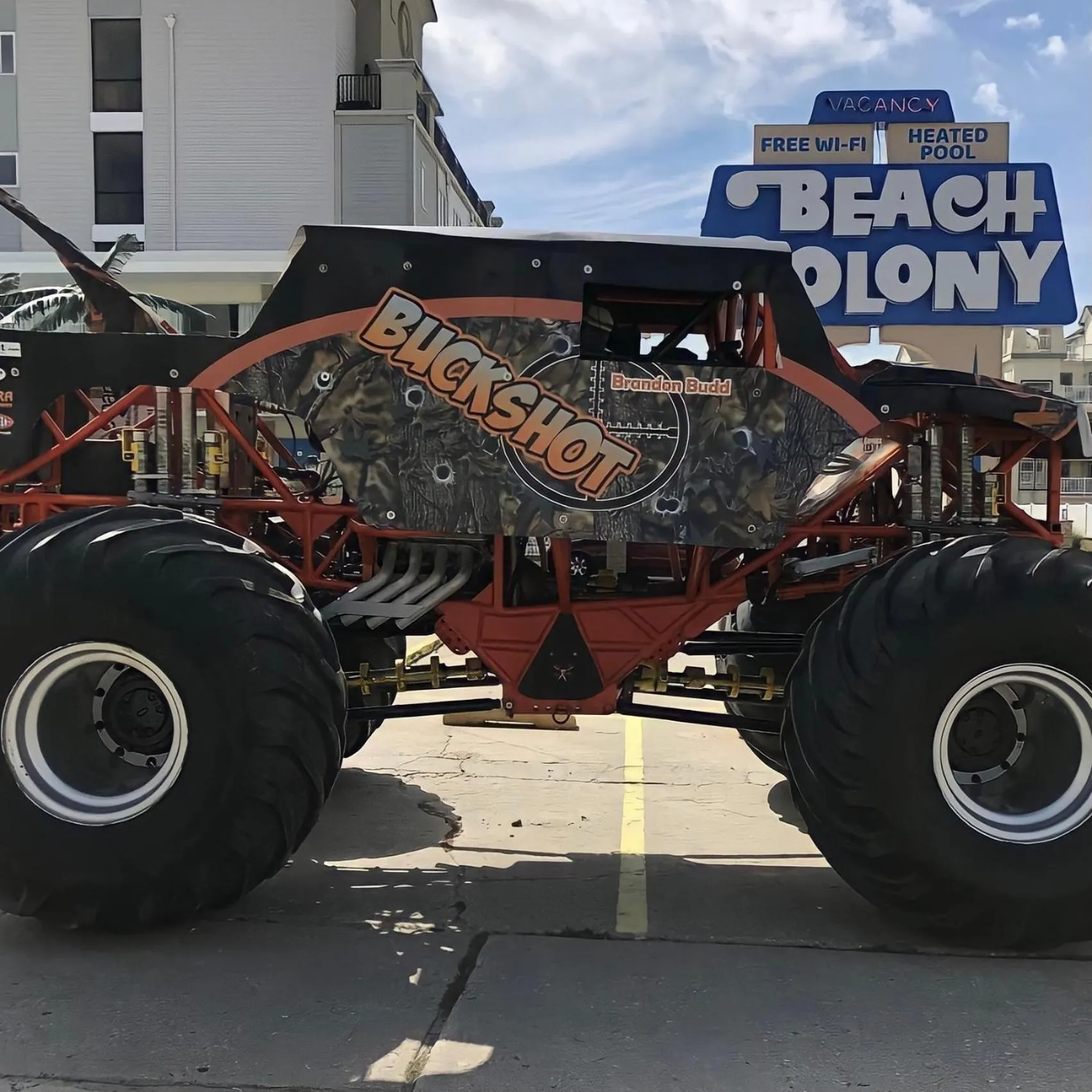 Property logo or sign in Beach Colony Motel