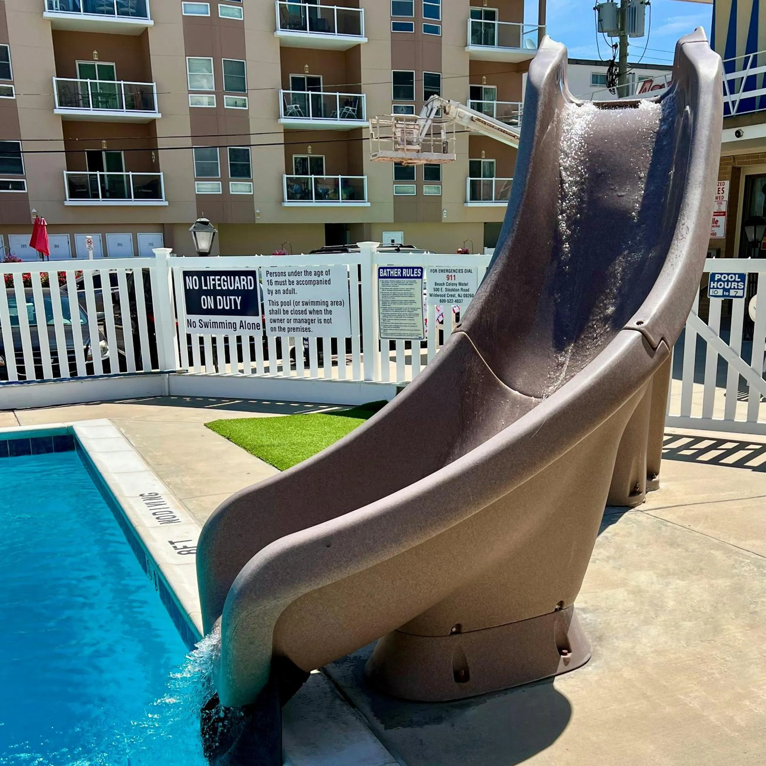 Aqua park in Beach Colony Motel