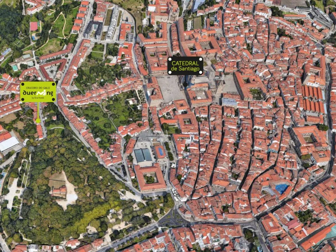 Bird's eye view in Inicia Cruceiro do Galo