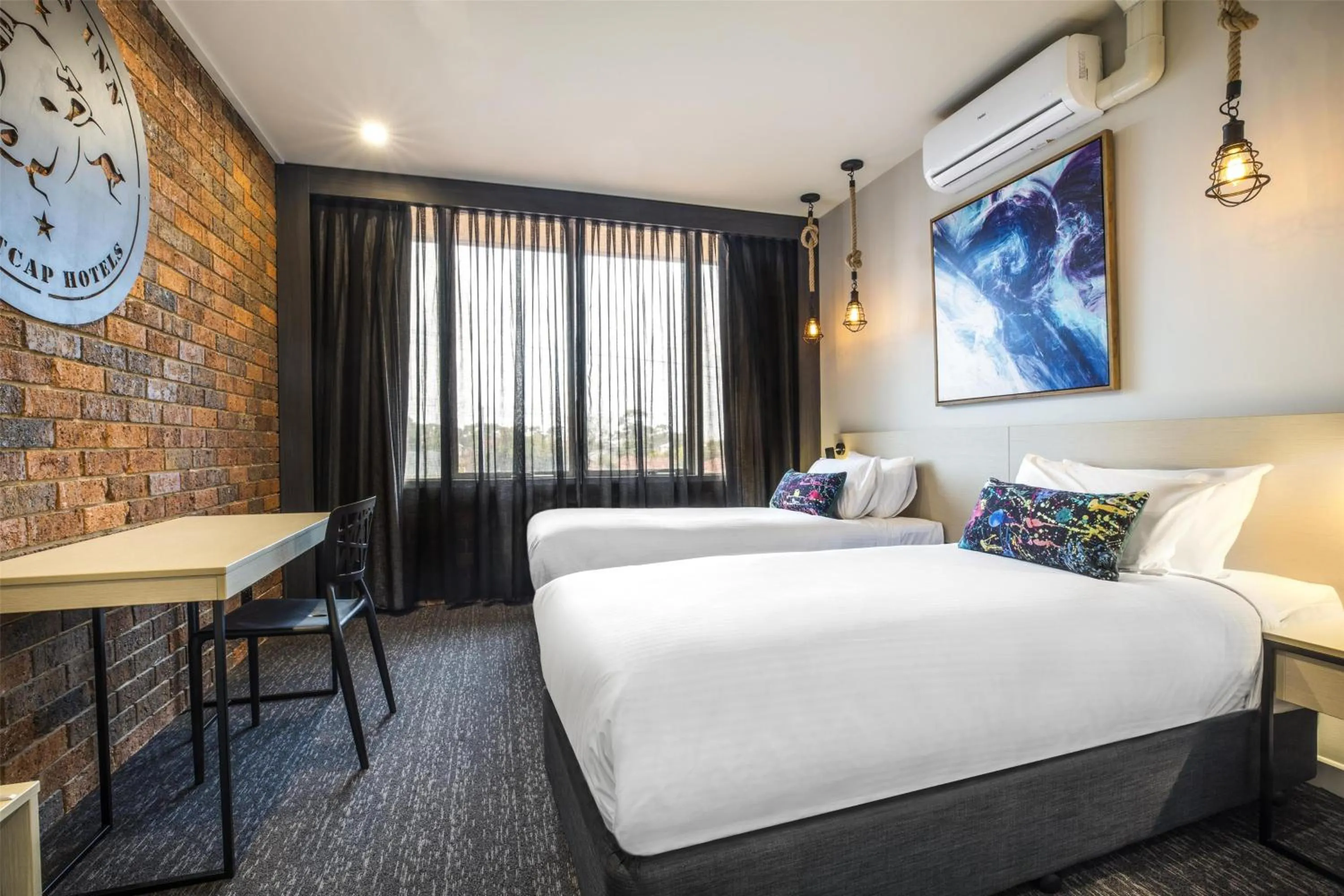 Bedroom, Bed in Nightcap at Millers Inn