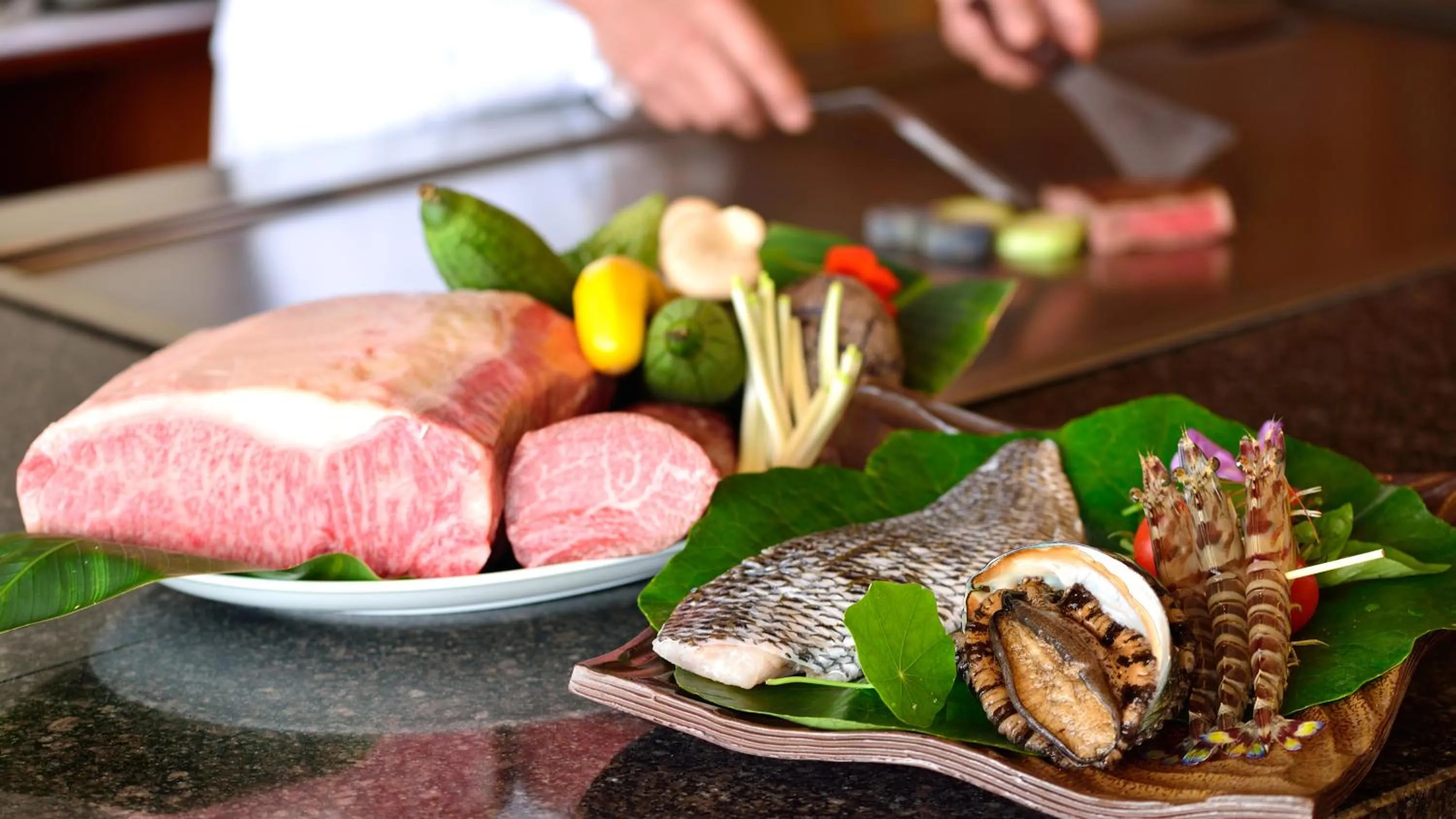 Food in The Busena Terrace