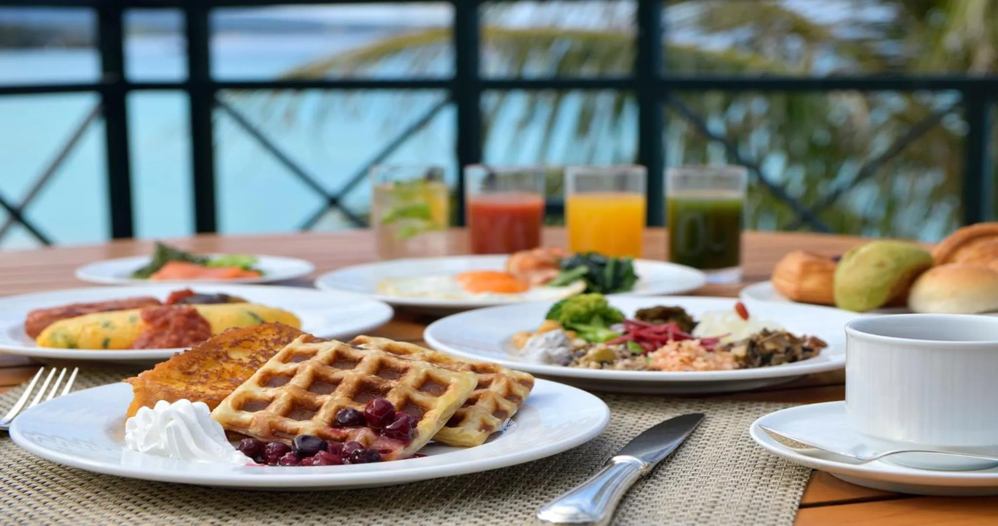 Buffet breakfast in The Busena Terrace