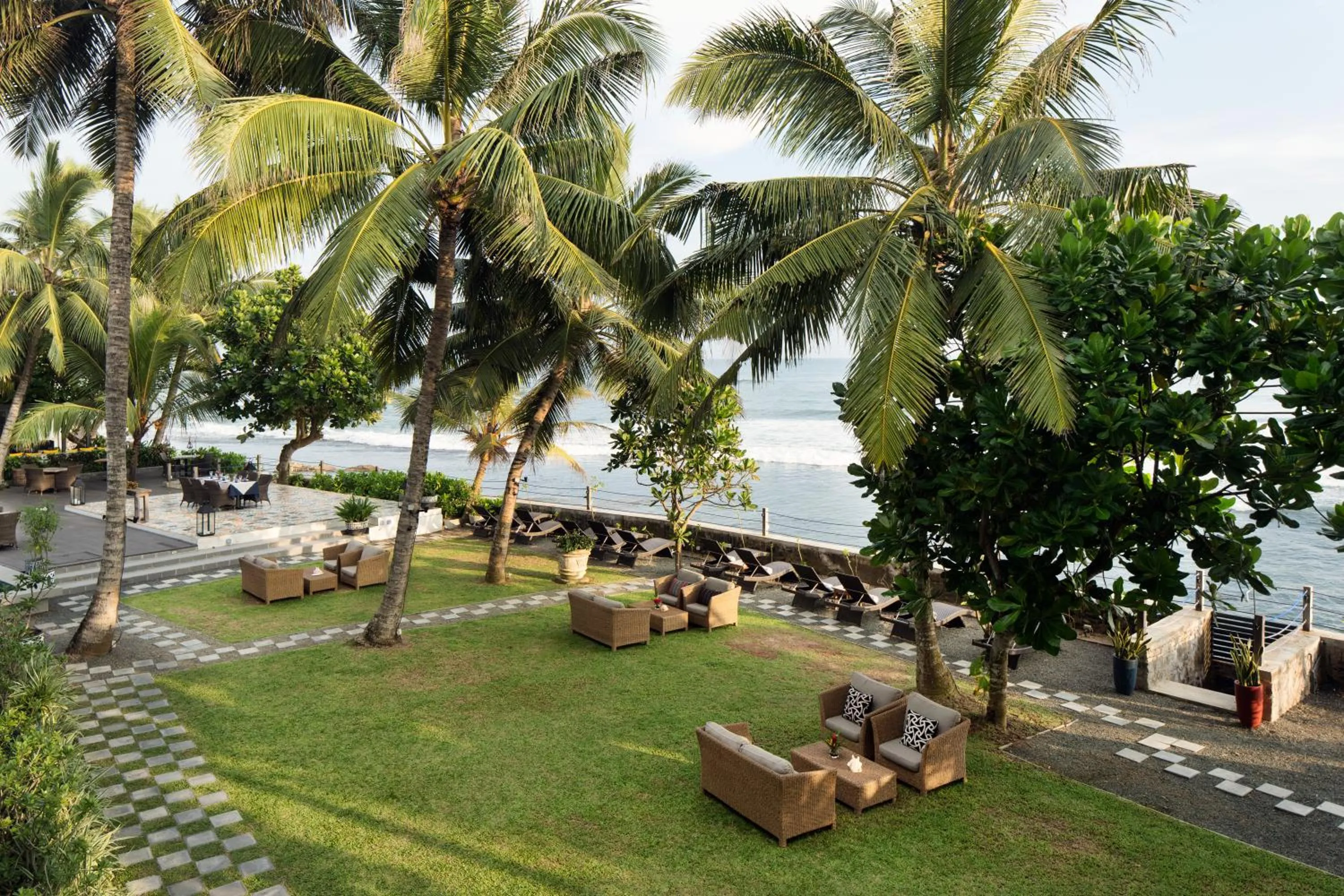 Garden in Owl and the Pussycat Hotel & Restaurant