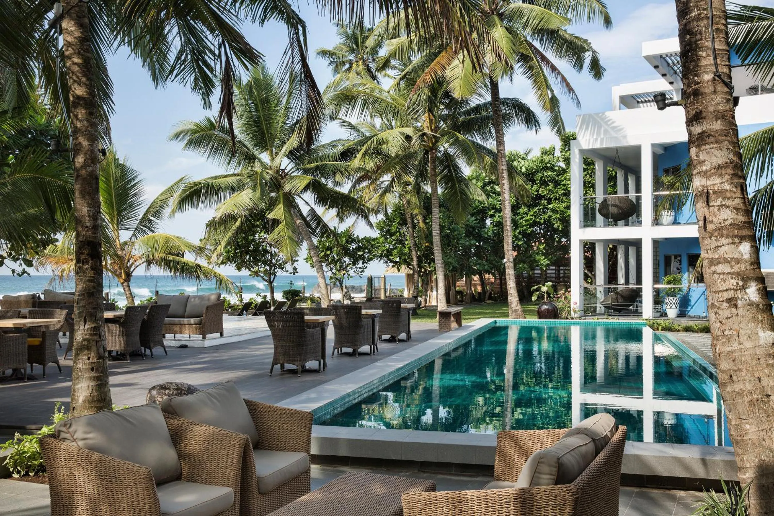 Garden in Owl and the Pussycat Hotel & Restaurant